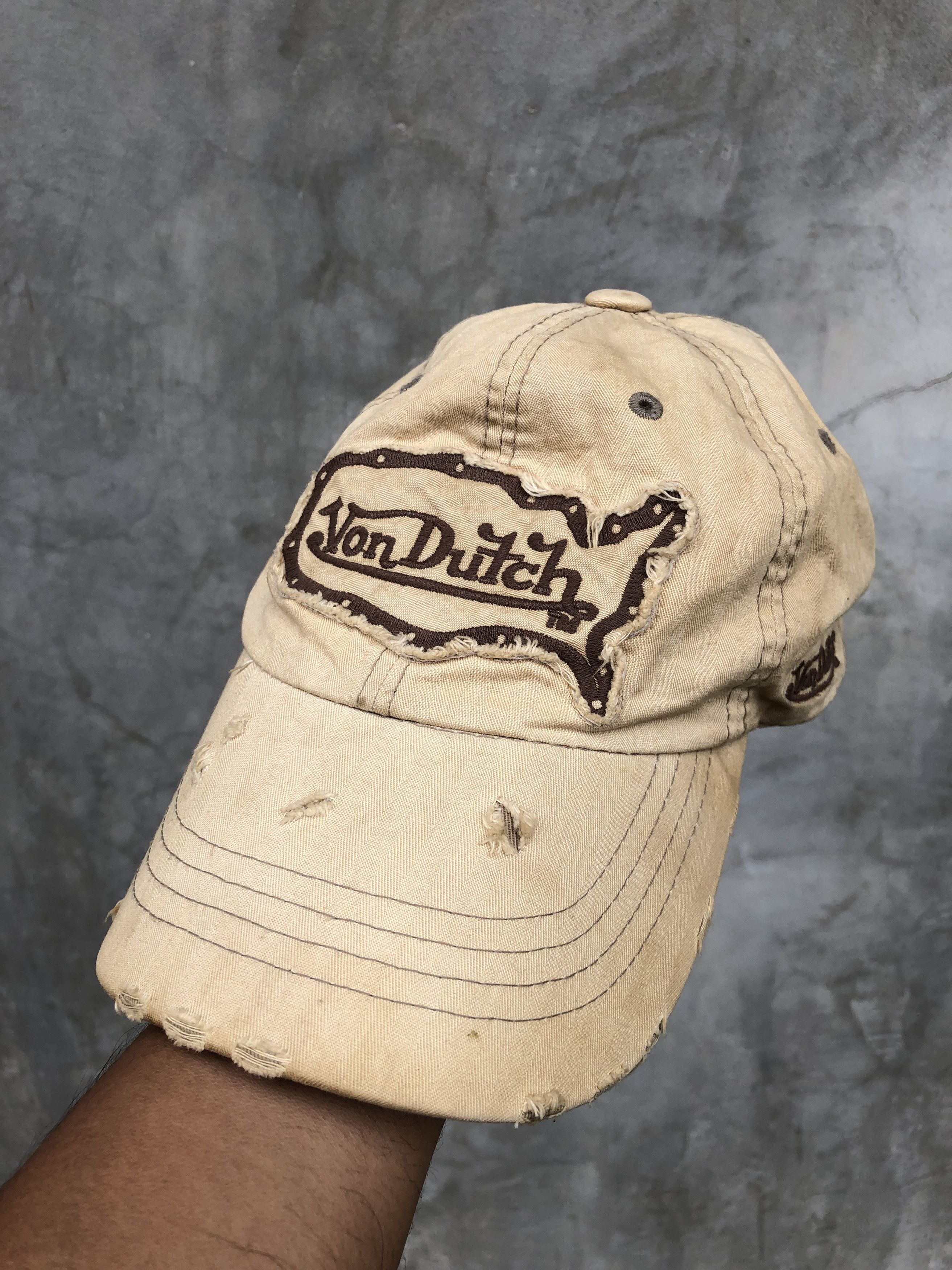 Vintage × Von Dutch Vintage Von Dutch distressed hat Size ONE SIZE - 2 Thumbnail