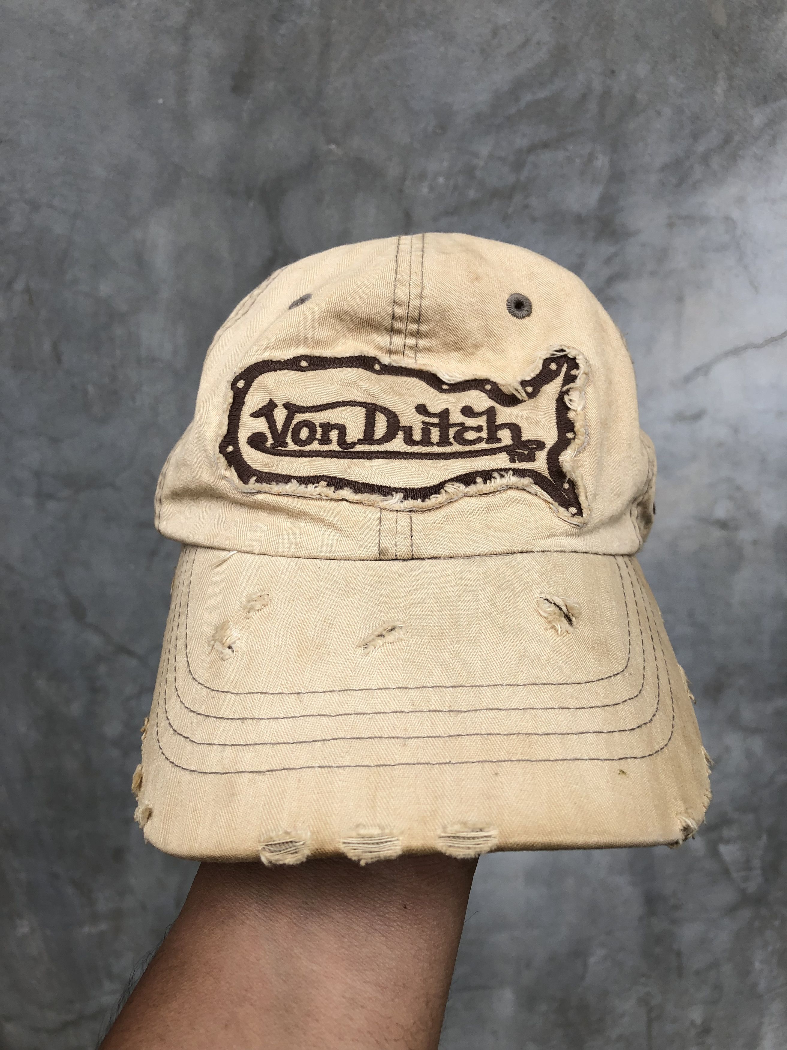 Vintage × Von Dutch Vintage Von Dutch distressed hat Size ONE SIZE - 1 Thumbnail