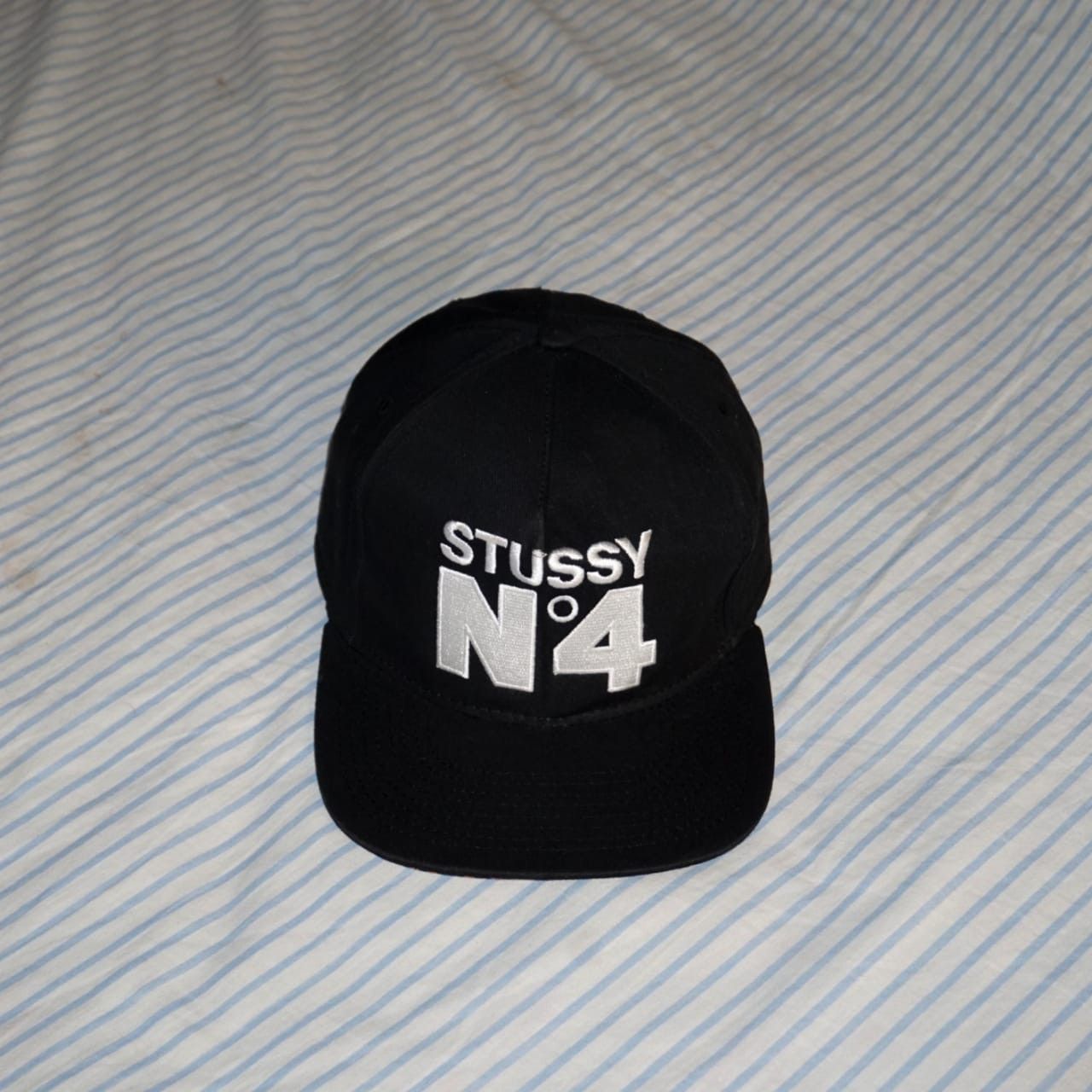 image of Hats x Stussy No 4 Cap in Black, Men's