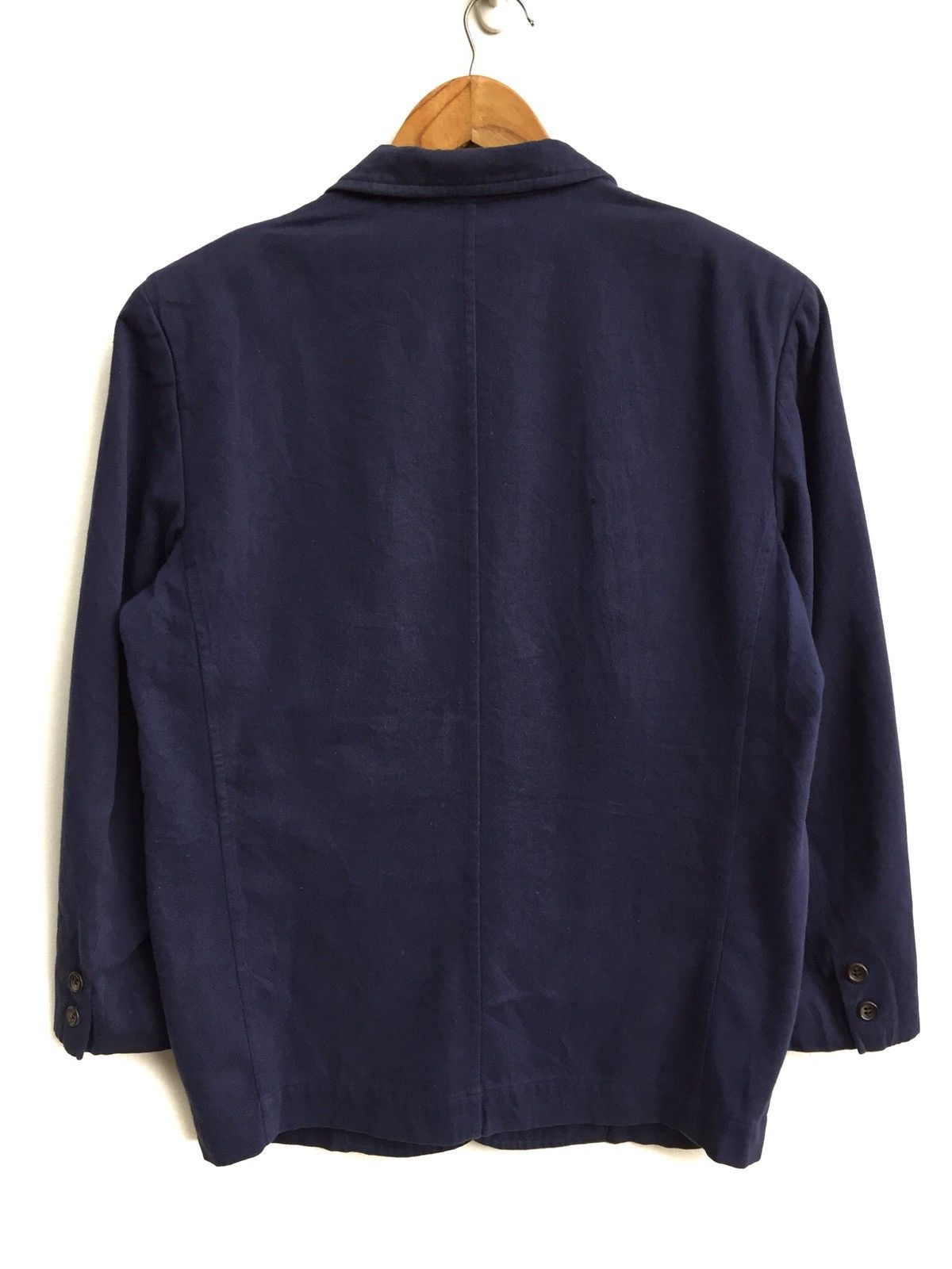 Comme des Garcons Vintage Comme des Garcons Tricot Navy Blue Jacket Size M / US 6-8 / IT 42-44 - 2 Thumbnail