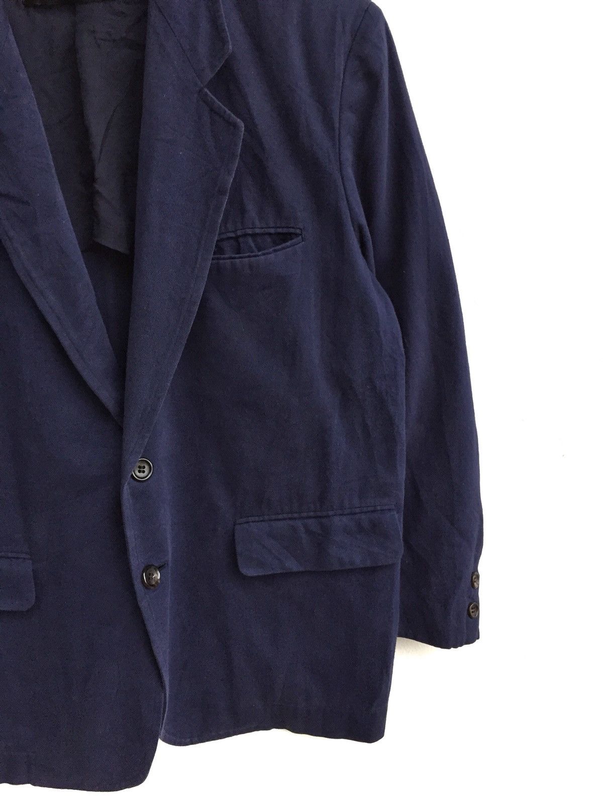 Comme des Garcons Vintage Comme des Garcons Tricot Navy Blue Jacket Size M / US 6-8 / IT 42-44 - 3 Thumbnail