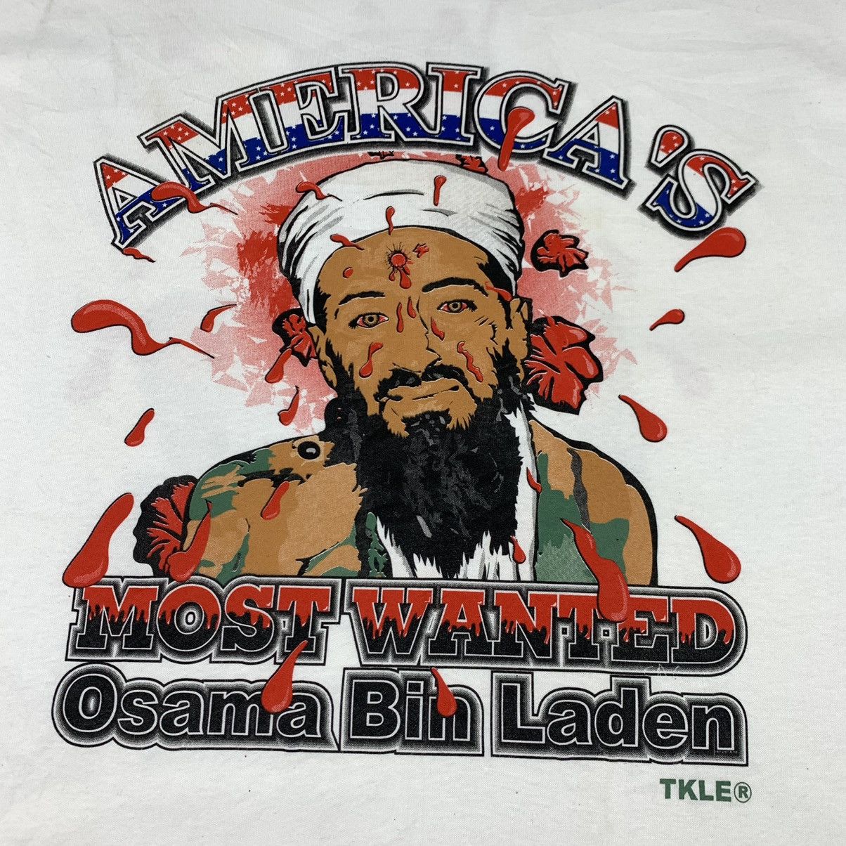 Vintage Vintage Osama bin Laden America’s Most Wanted Shirt Size US L / EU 52-54 / 3 - 4 Thumbnail