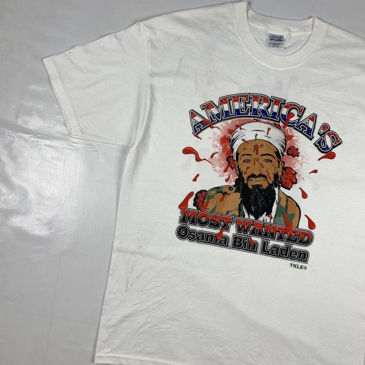 Vintage Vintage Osama bin Laden America’s Most Wanted Shirt Size US L / EU 52-54 / 3 - 2 Thumbnail