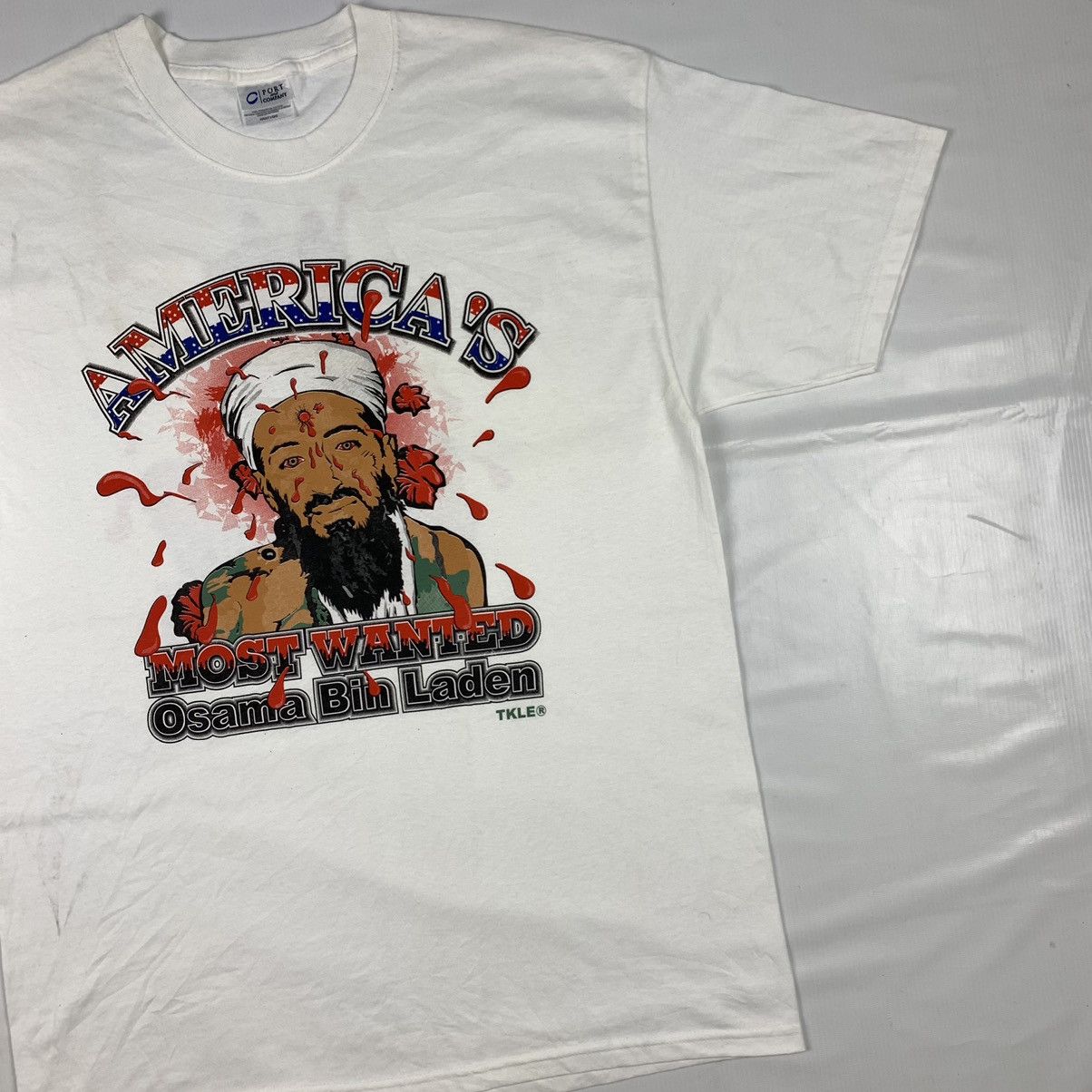 Vintage Vintage Osama bin Laden America’s Most Wanted Shirt Size US L / EU 52-54 / 3 - 3 Thumbnail