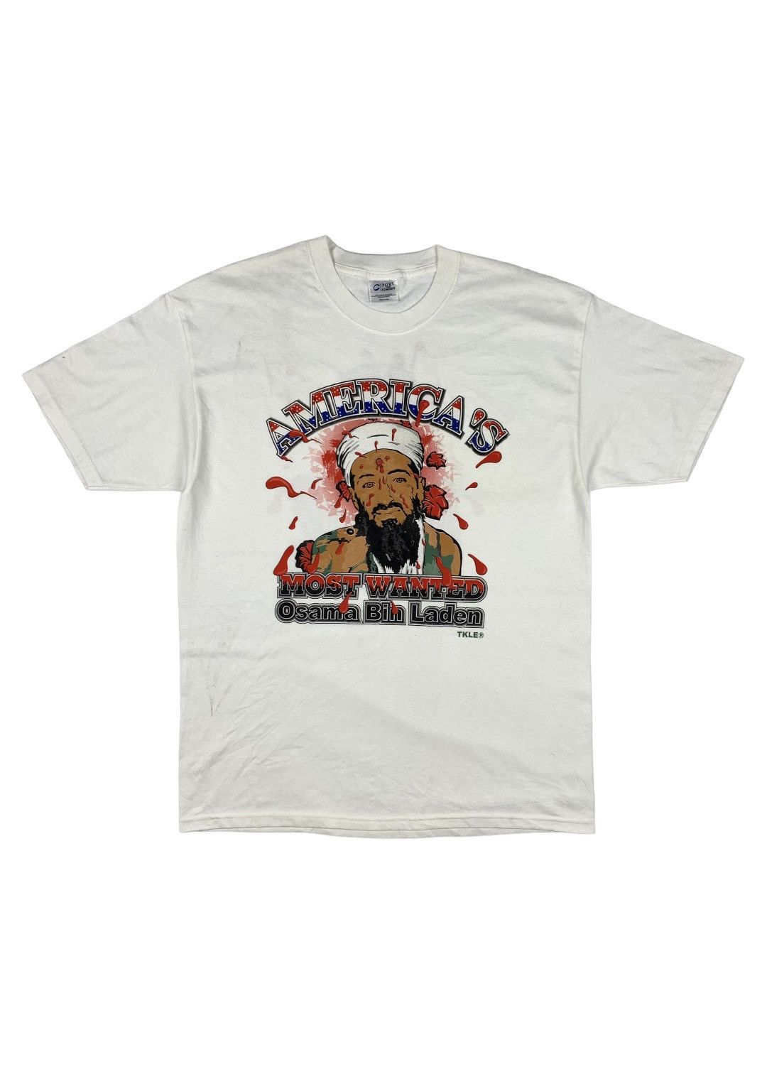 Vintage Vintage Osama bin Laden America’s Most Wanted Shirt Size US L / EU 52-54 / 3 - 1 Thumbnail