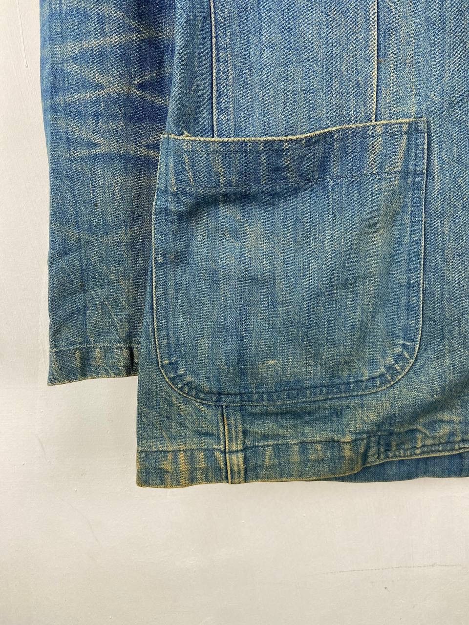 Japanese Brand Vintage Savage George Custer Denim Blazer Jacket Faded Size US M / EU 48-50 / 2 - 4 Thumbnail