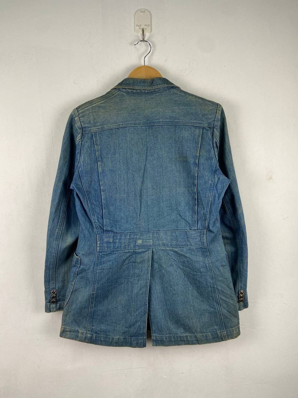 Japanese Brand Vintage Savage George Custer Denim Blazer Jacket Faded Size US M / EU 48-50 / 2 - 7 Thumbnail
