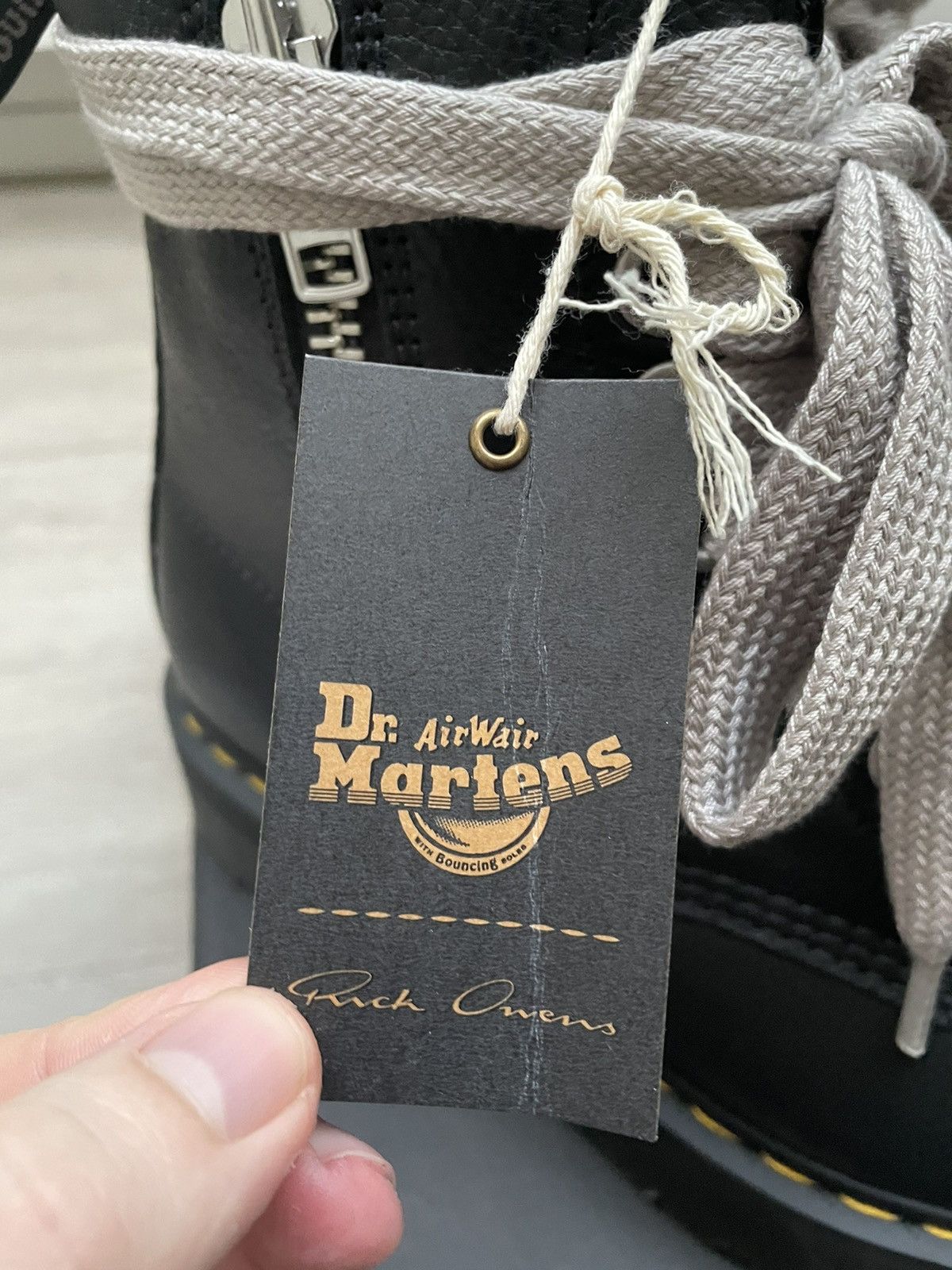 Dr. Martens Rick Owens Doc Martens 1460 Quad Leather Boots Size US 10.5 / EU 43-44 - 11 Thumbnail
