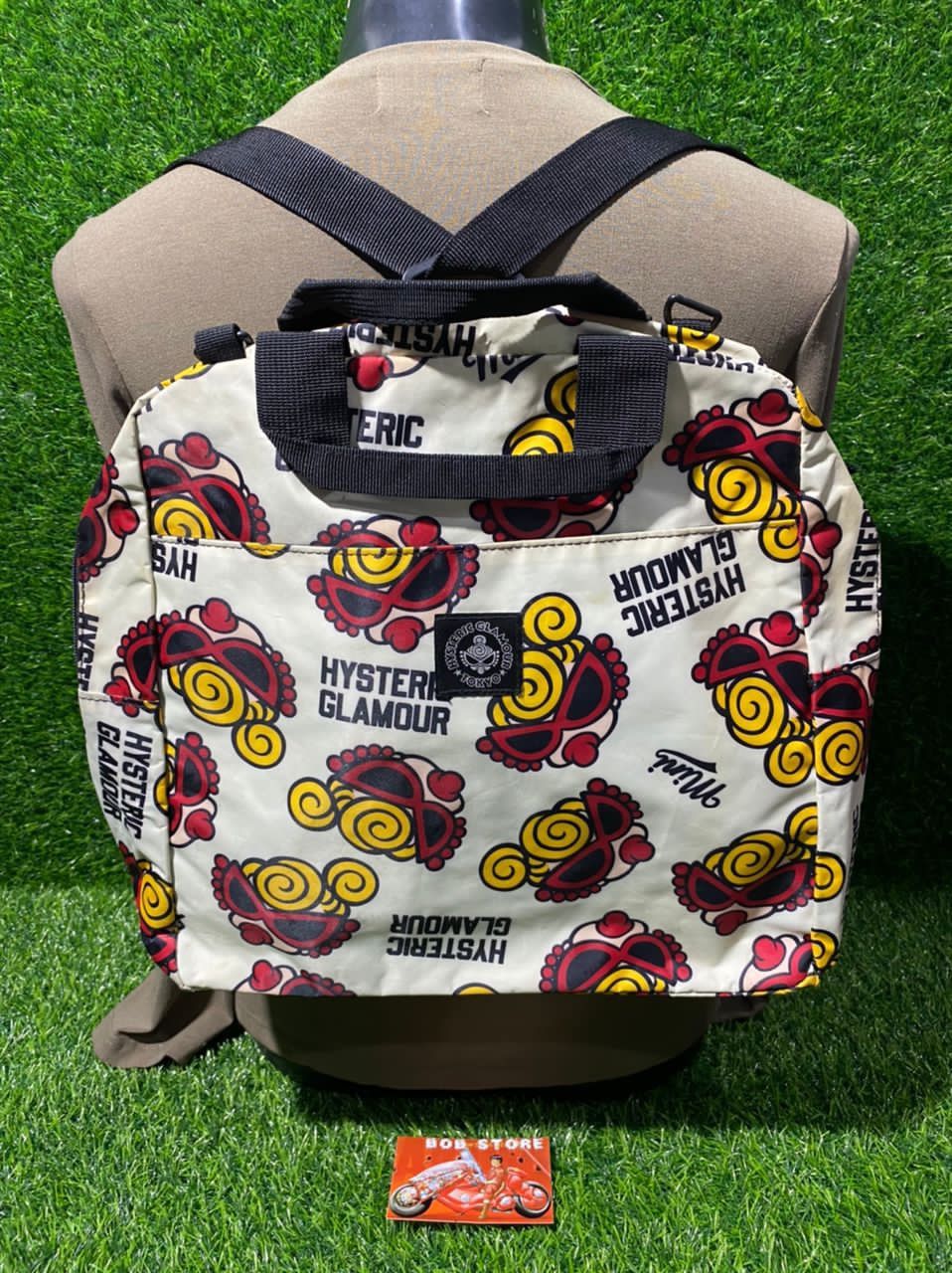 Hysteric Glamour Over Print 3 Way Canvas Bag