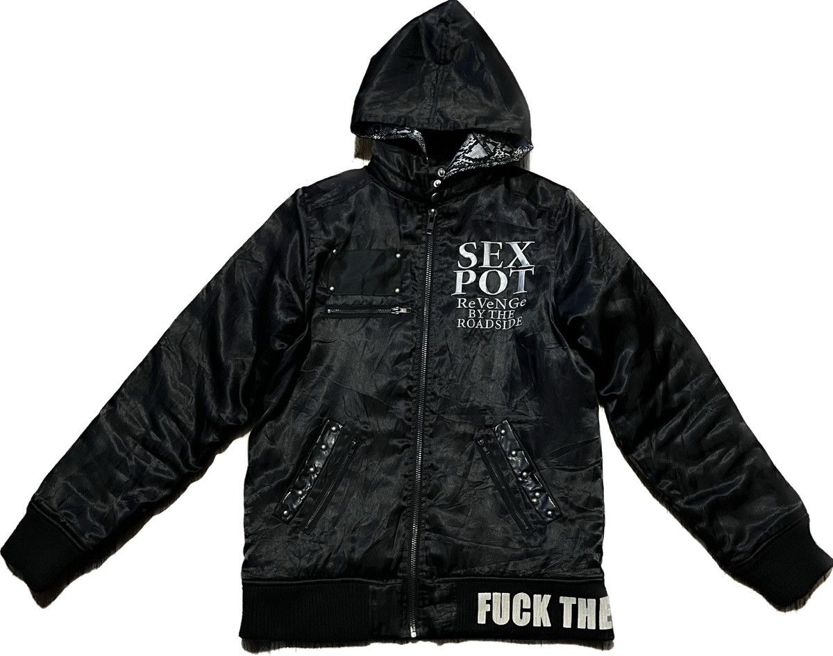 ✅SEX POT REVENGE leopard hoodie jacket ✨Sex Pot Revenge leopard design hoodie jacket