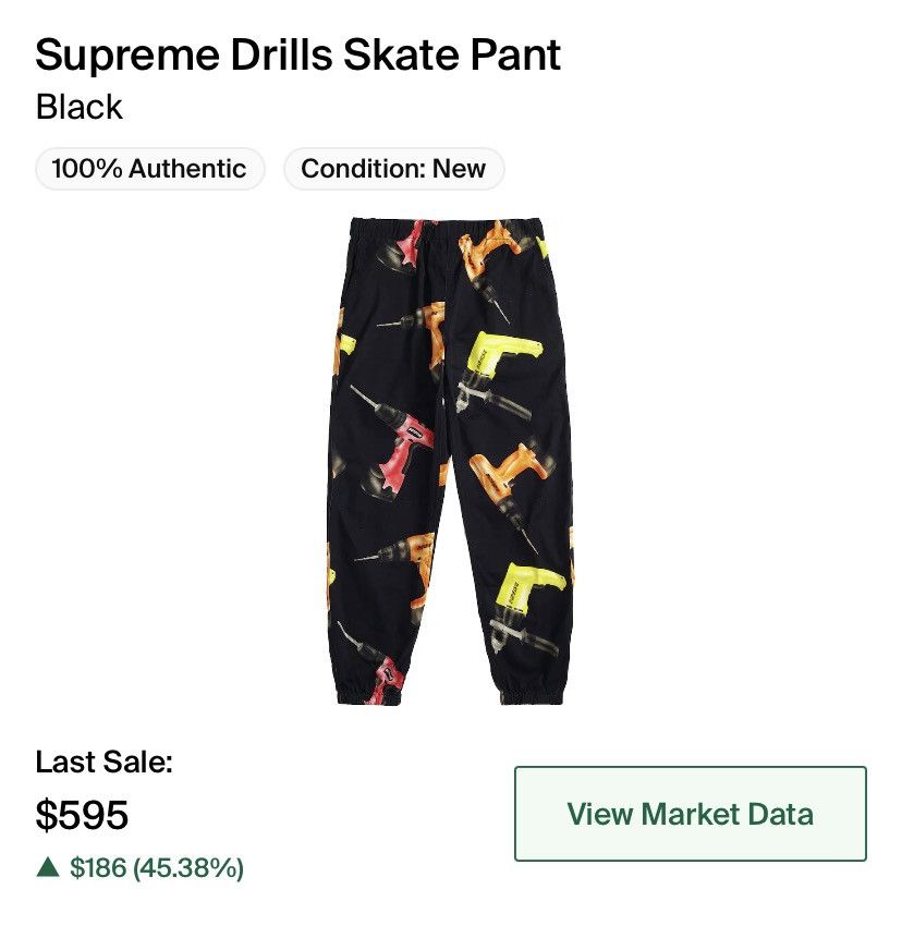 Supreme Drills Skate Pant | Grailed