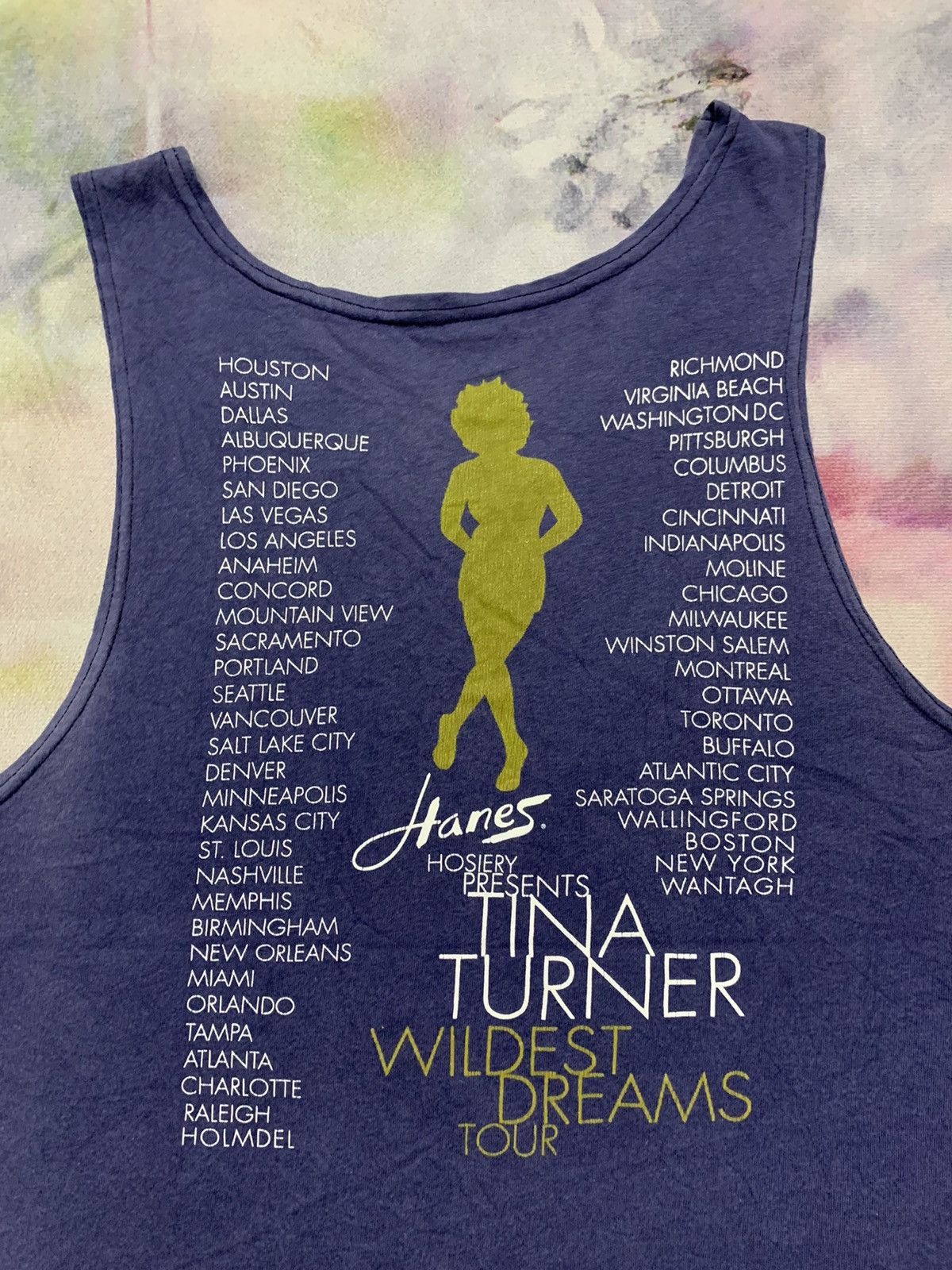 Band Tees Vintage Tina Tuner Turner wildest dream tour Customized Top Size US M / EU 48-50 / 2 - 3 Thumbnail
