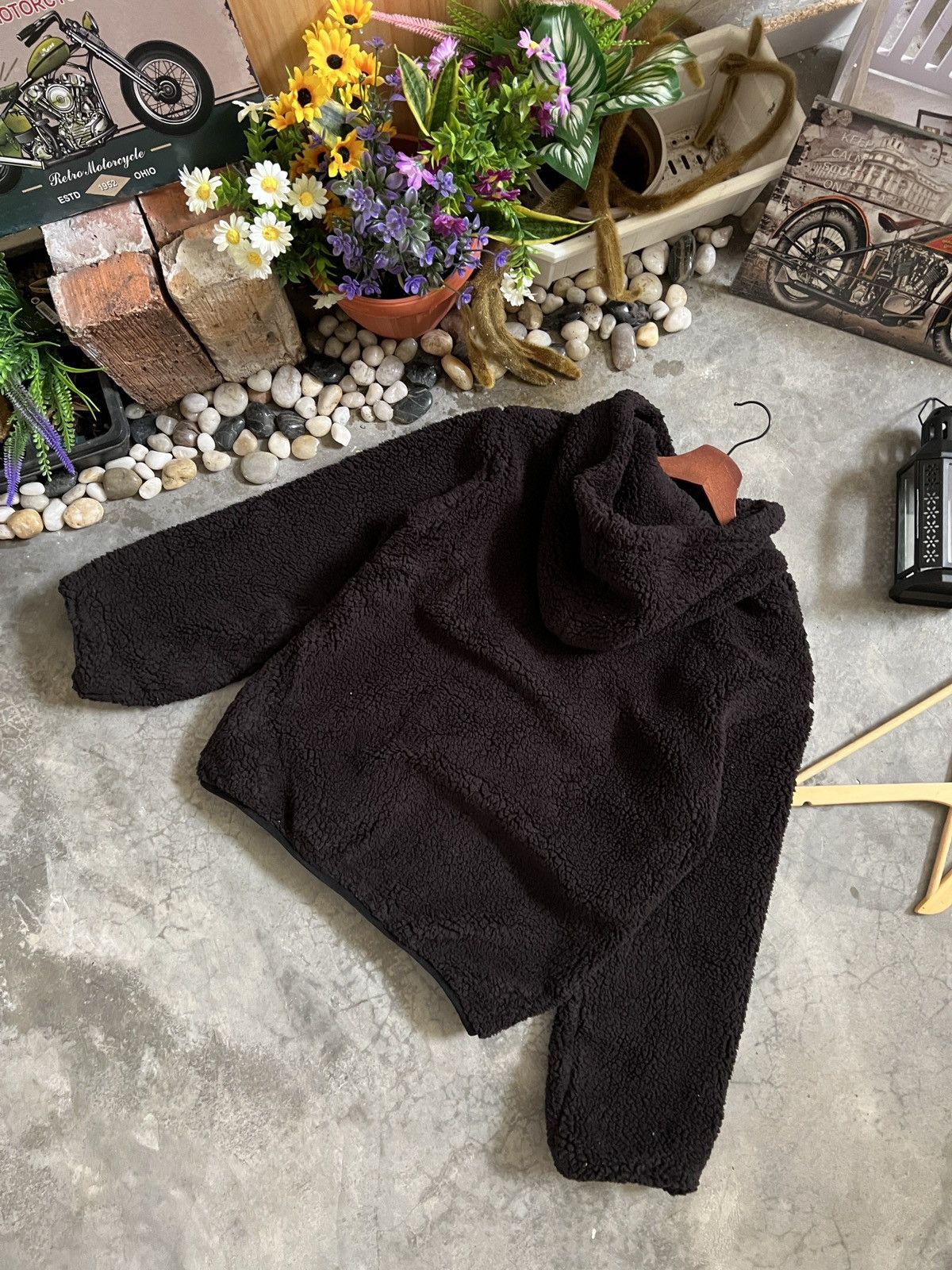 Japanese Brand × Vintage STEALS 🖤🏴‍☠️ Ray Casin Deep Pile Sherpa Quilted Jacket Size US M / EU 48-50 / 2 - 9 Thumbnail