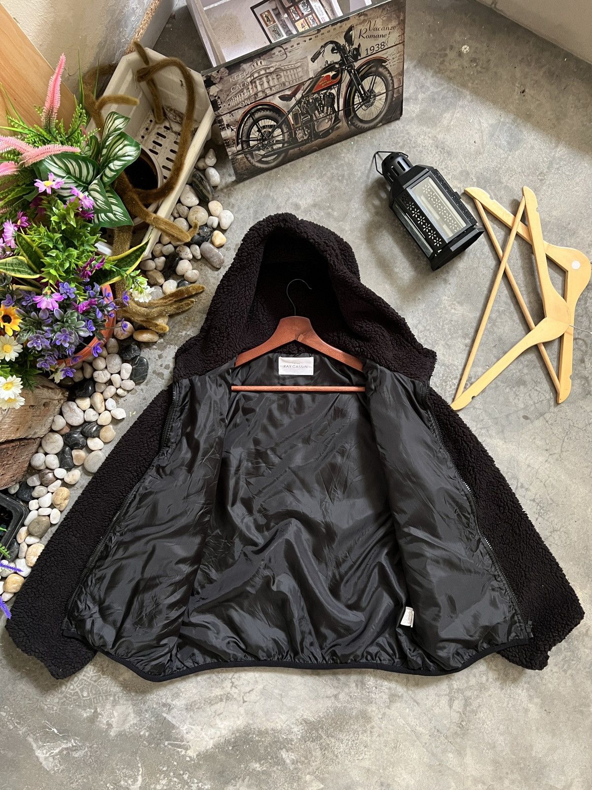Japanese Brand × Vintage STEALS 🖤🏴‍☠️ Ray Casin Deep Pile Sherpa Quilted Jacket Size US M / EU 48-50 / 2 - 12 Thumbnail