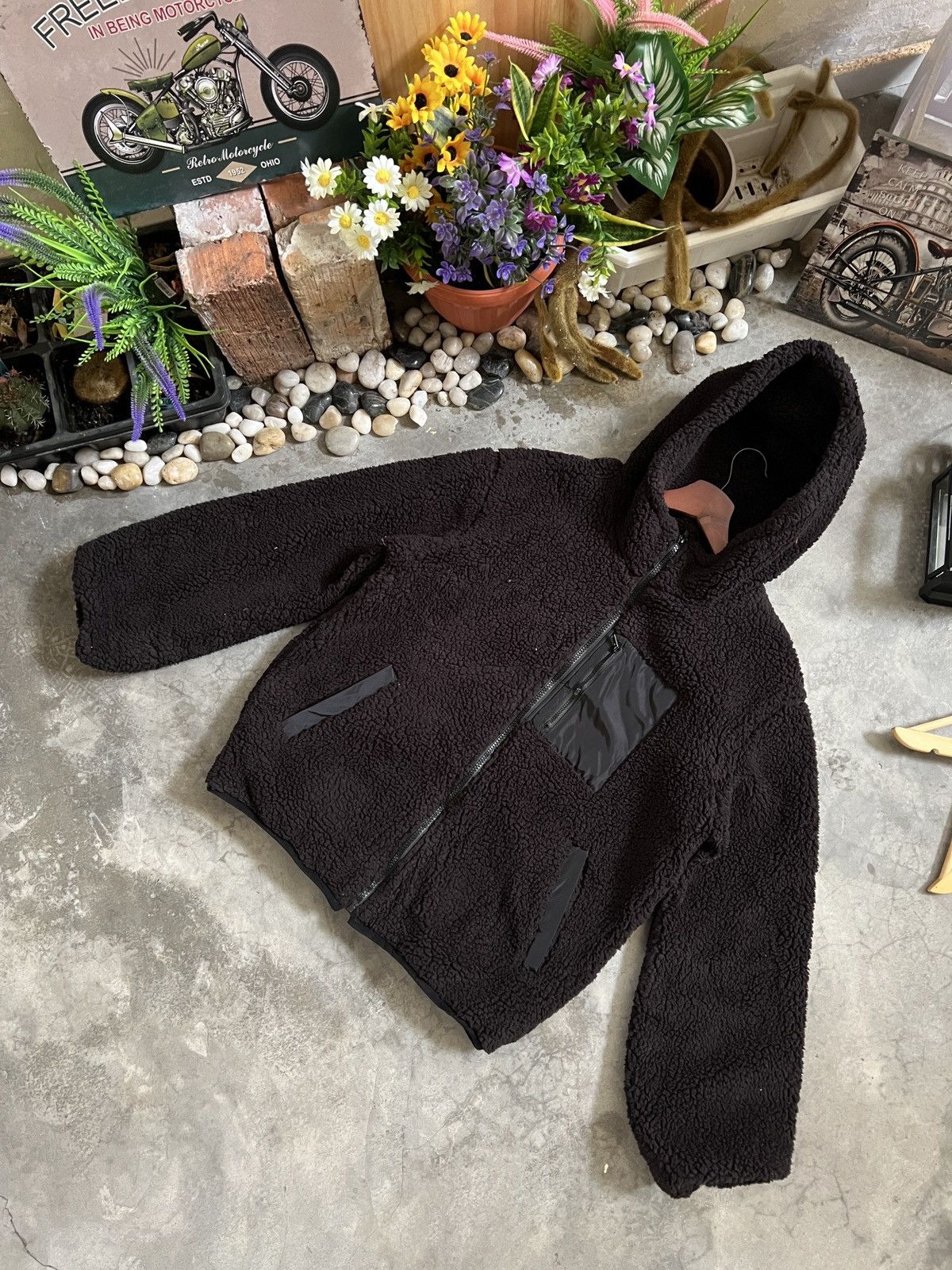 Japanese Brand × Vintage STEALS 🖤🏴‍☠️ Ray Casin Deep Pile Sherpa Quilted Jacket Size US M / EU 48-50 / 2 - 5 Thumbnail