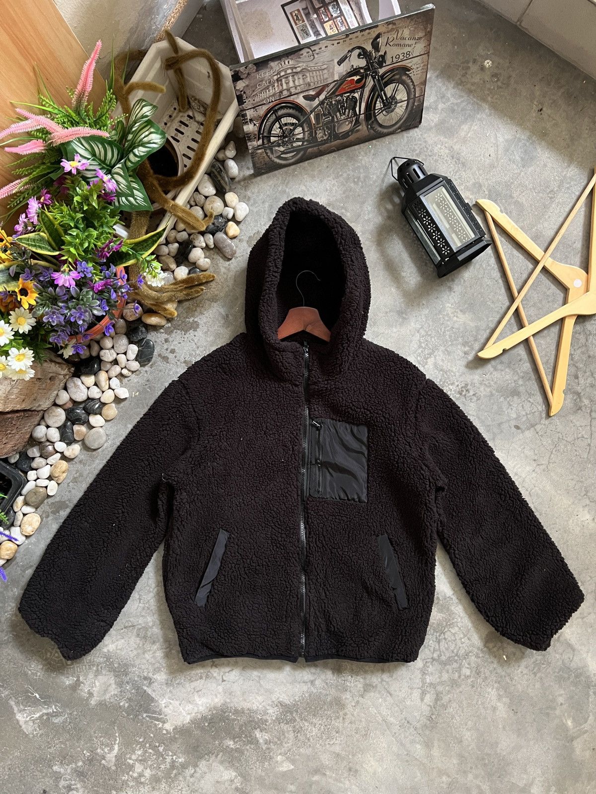 Japanese Brand × Vintage STEALS 🖤🏴‍☠️ Ray Casin Deep Pile Sherpa Quilted Jacket Size US M / EU 48-50 / 2 - 2 Thumbnail