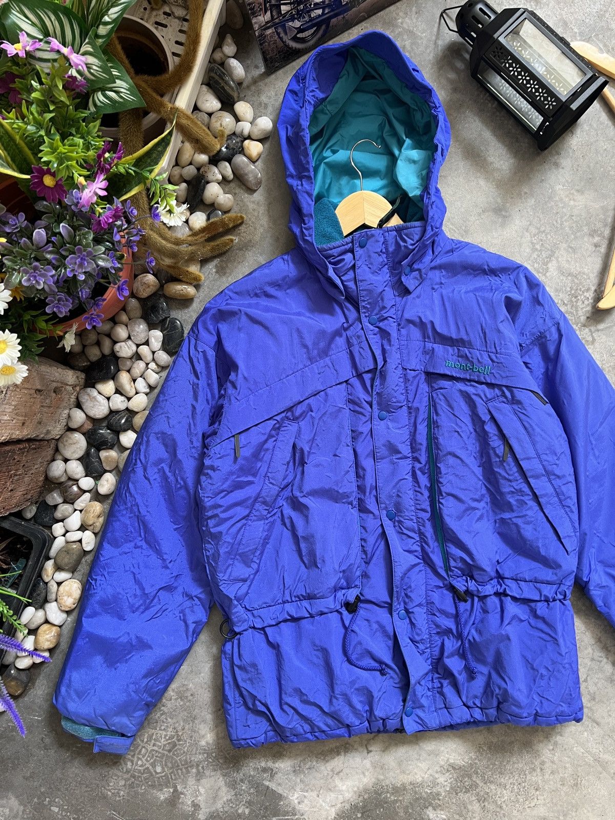 Montbell × Vintage Vintage 🖤 Montbell Large Pocket Hidden Hoodie Jacket Size US M / EU 48-50 / 2 - 3 Thumbnail