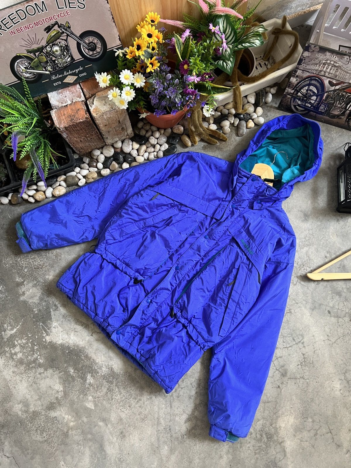 Montbell × Vintage Vintage 🖤 Montbell Large Pocket Hidden Hoodie Jacket Size US M / EU 48-50 / 2 - 4 Thumbnail