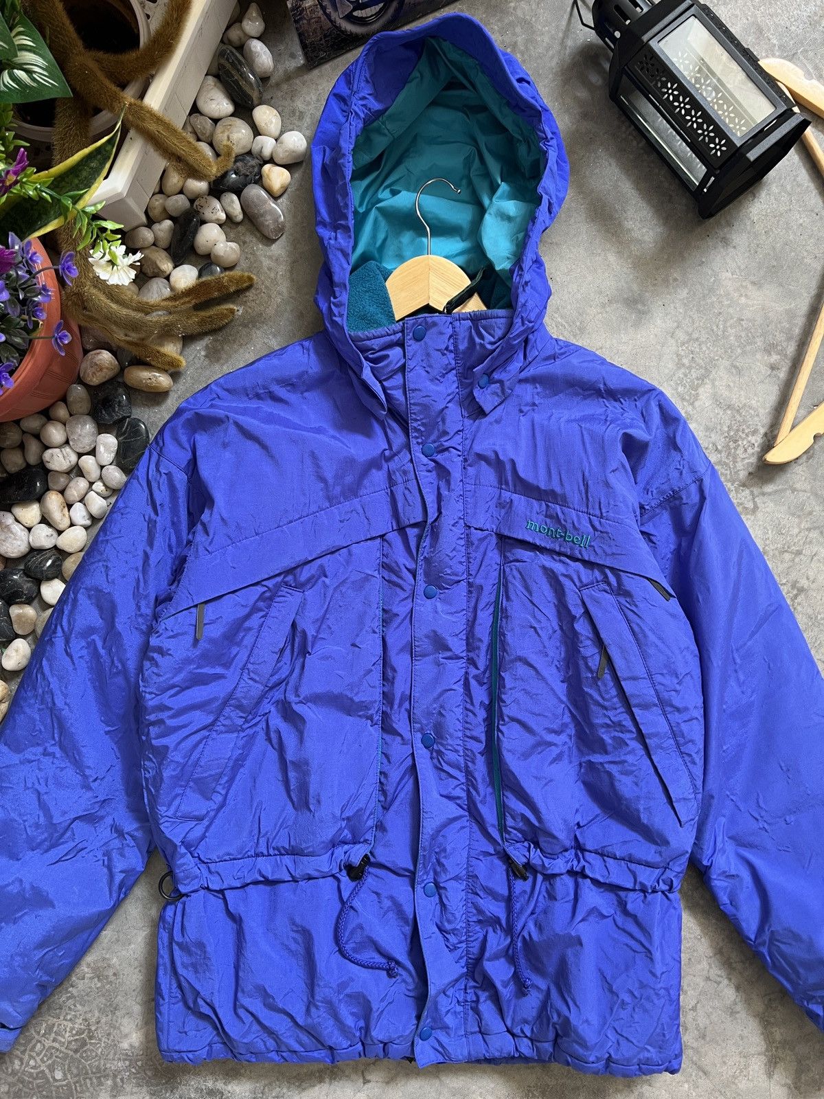 Montbell × Vintage Vintage 🖤 Montbell Large Pocket Hidden Hoodie Jacket Size US M / EU 48-50 / 2 - 2 Thumbnail