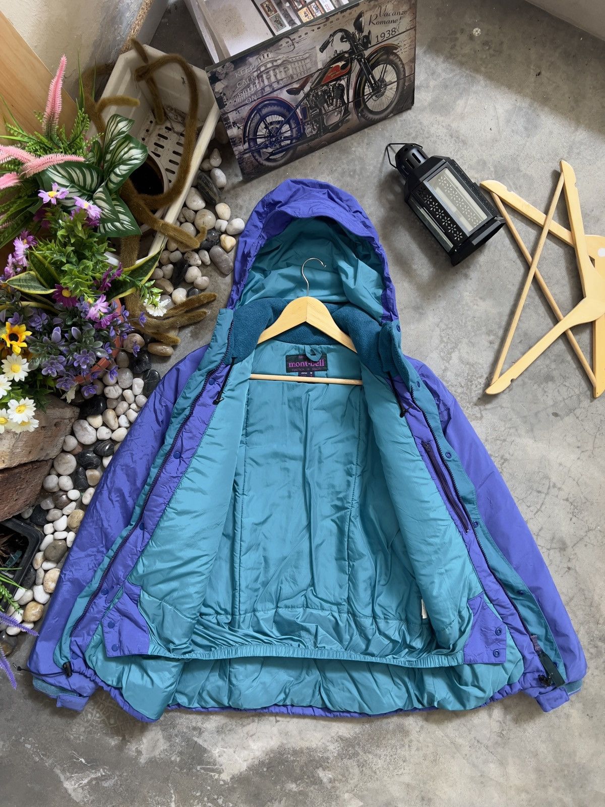 Montbell × Vintage Vintage 🖤 Montbell Large Pocket Hidden Hoodie Jacket Size US M / EU 48-50 / 2 - 15 Thumbnail
