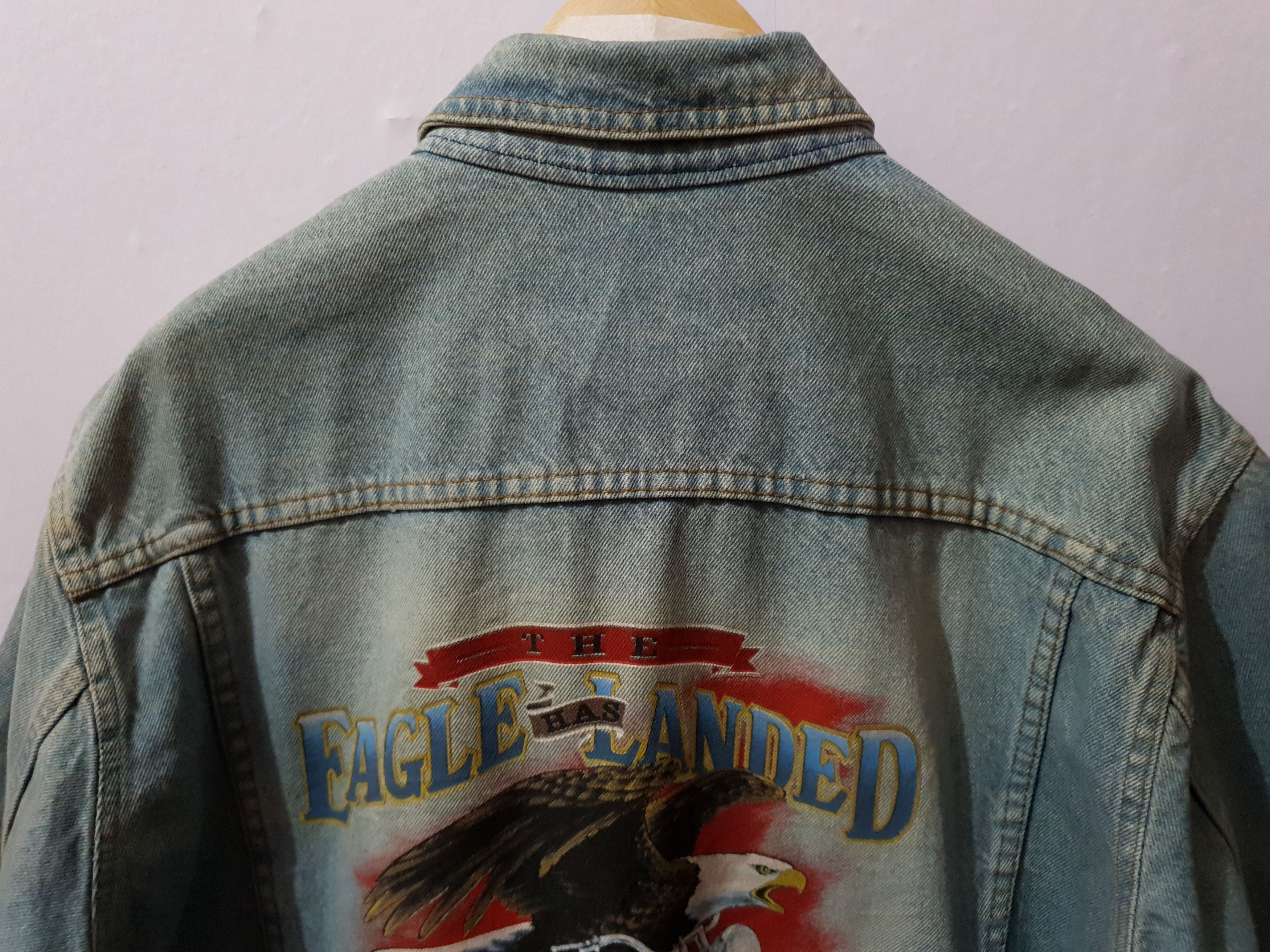 Harley Davidson × Vintage Vintage HARLEY DAVIDSON U.S.A. Denim Jacket. (Original) Size US L / EU 52-54 / 3 - 2 Thumbnail