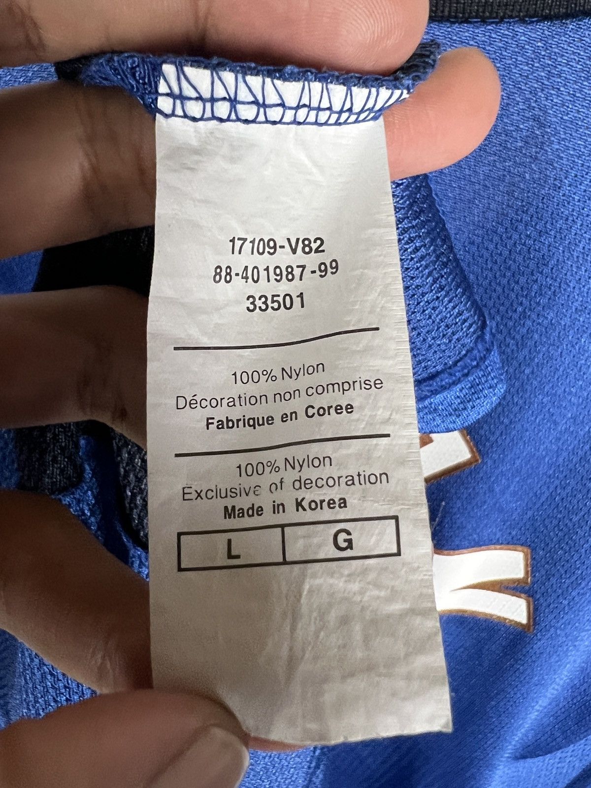 Champion Vintage NBA Wizards Michael Jordan Champion Jersey Size US L / EU 52-54 / 3 - 8 Thumbnail