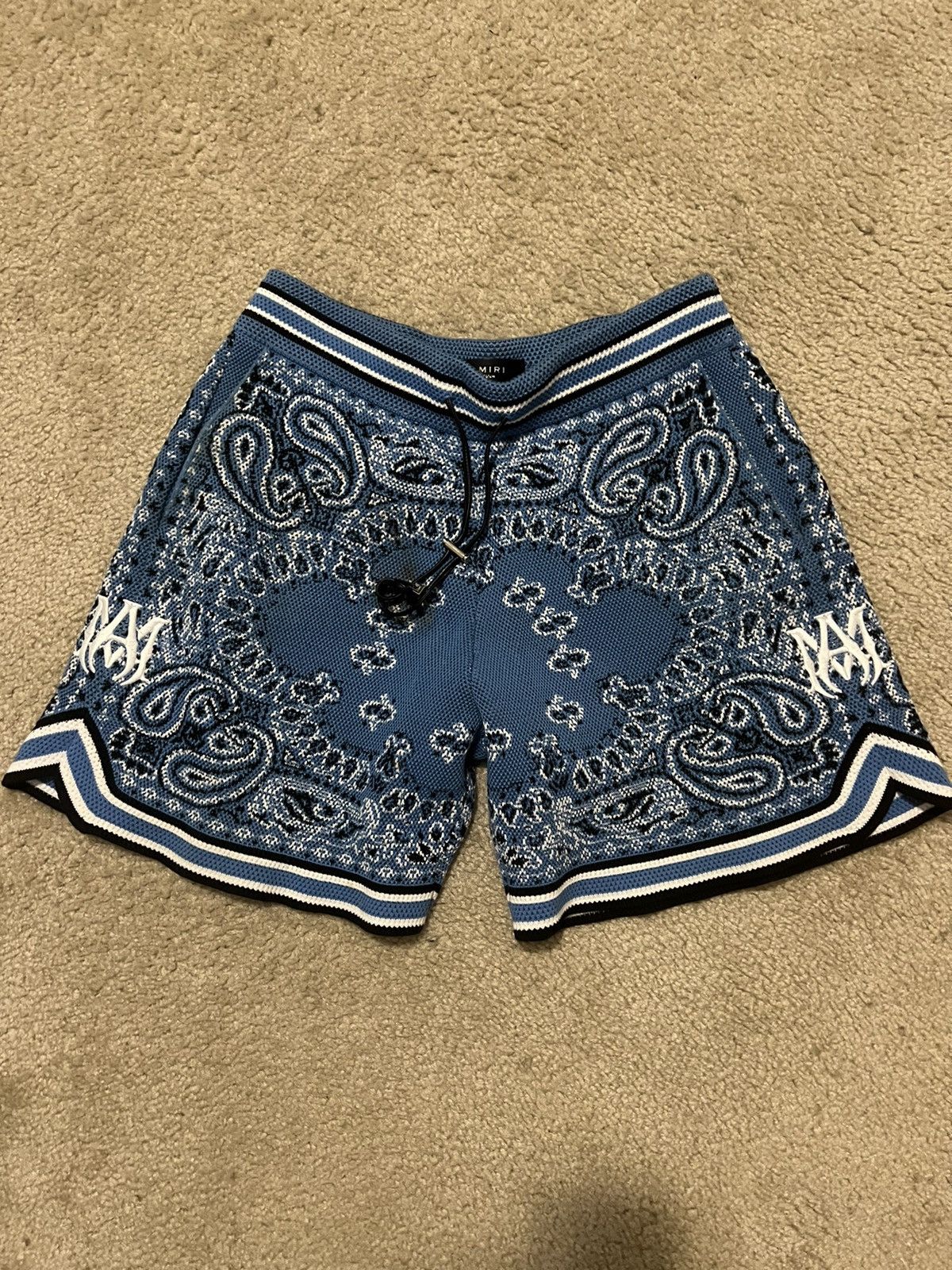 Amiri Amiri B-ball Bandanna shorts Size US 32 / EU 48 - 1 Thumbnail