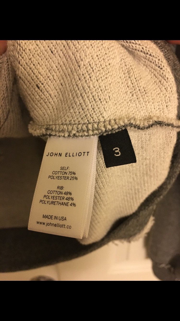 John Elliott John Elliott Raglan Raw Edge Hoodie Size US L / EU 52-54 / 3 - 5 Thumbnail