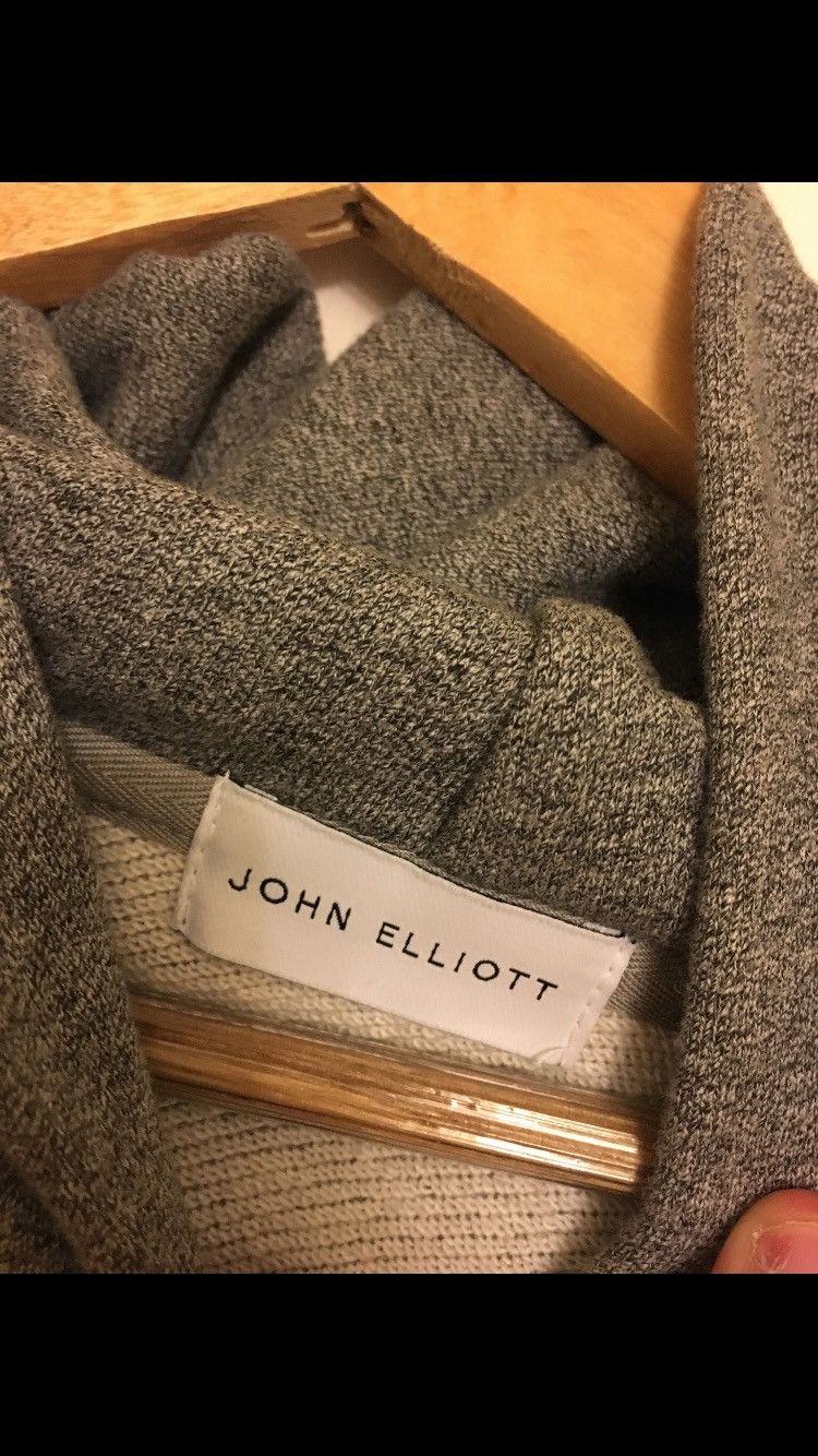 John Elliott John Elliott Raglan Raw Edge Hoodie Size US L / EU 52-54 / 3 - 4 Thumbnail