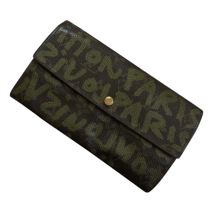 F/W 2001 Louis Vuitton x Sprouse Graffiti Monogram Wallet