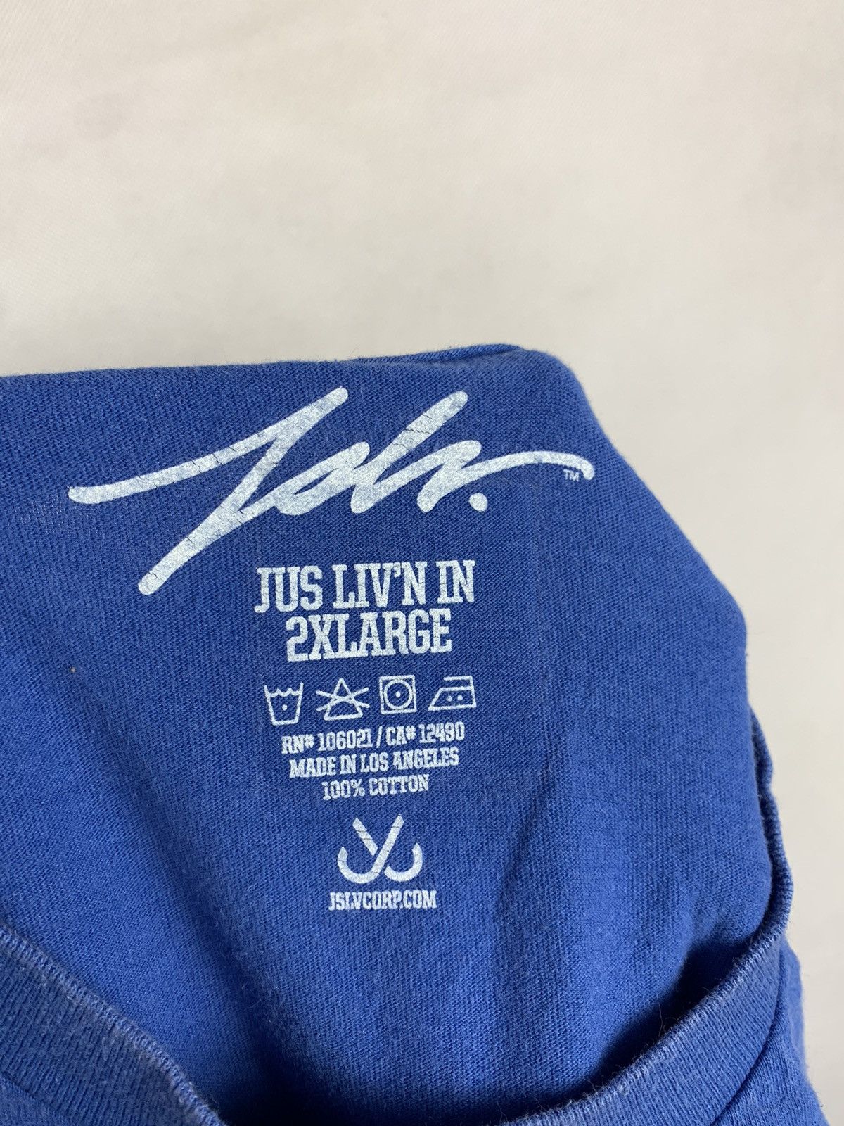 JSLV Offer! JSLV Jus Liv It Spellout Streetwear Tee Size US XXL / EU 58 / 5 - 9 Thumbnail