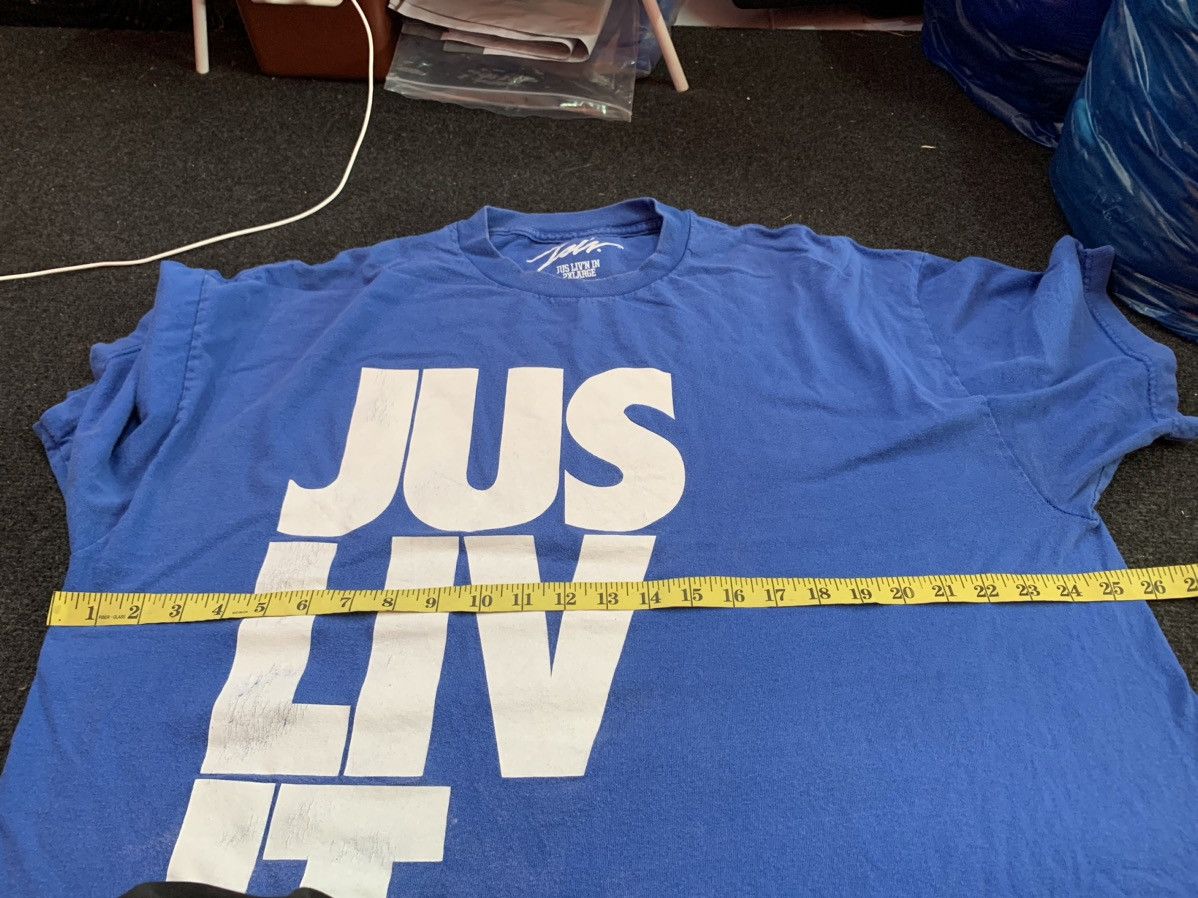 JSLV Offer! JSLV Jus Liv It Spellout Streetwear Tee Size US XXL / EU 58 / 5 - 11 Thumbnail