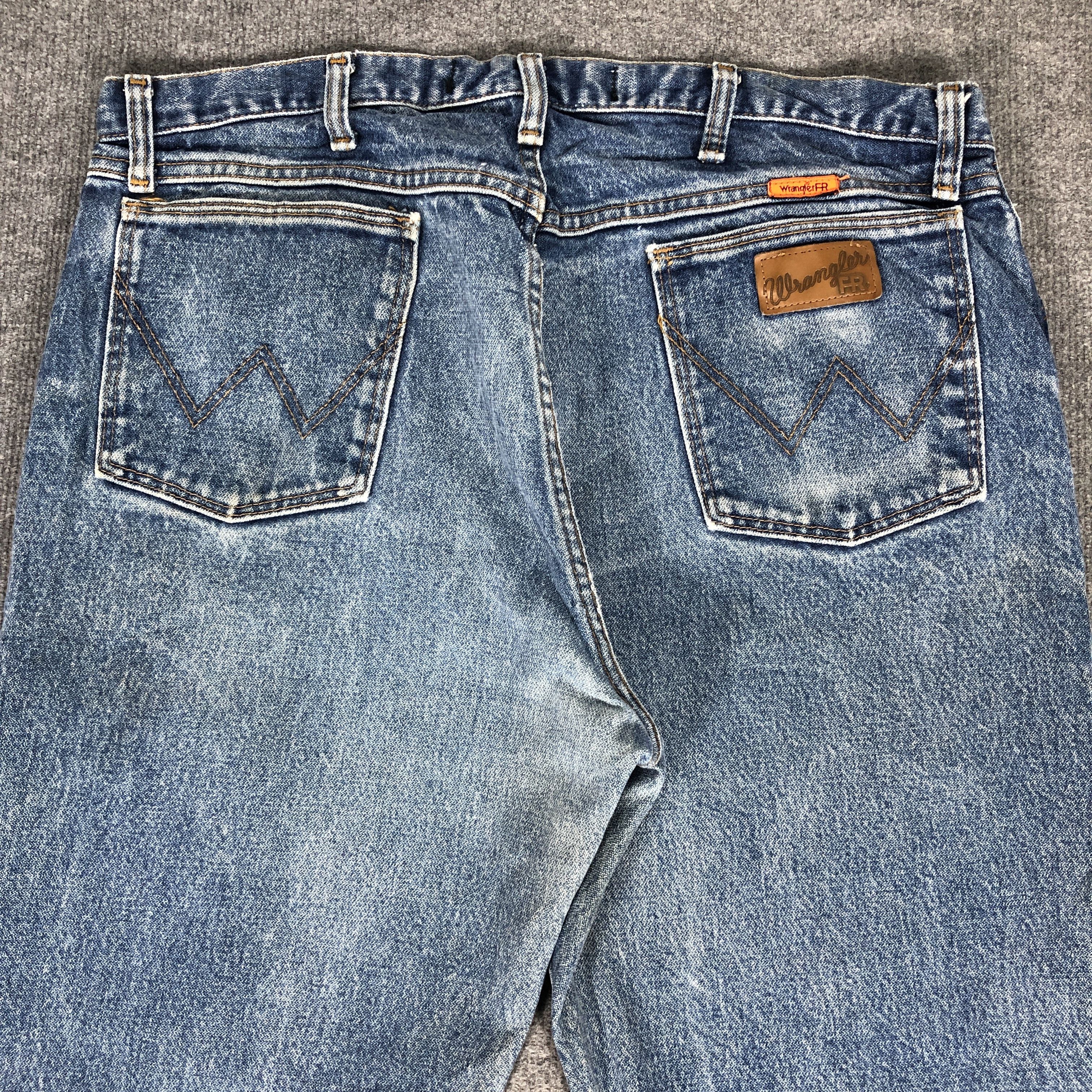 Vintage × Wrangler Vintage Wrangler Flame Resistant Jeans L937 Size US 37 - 5 Thumbnail