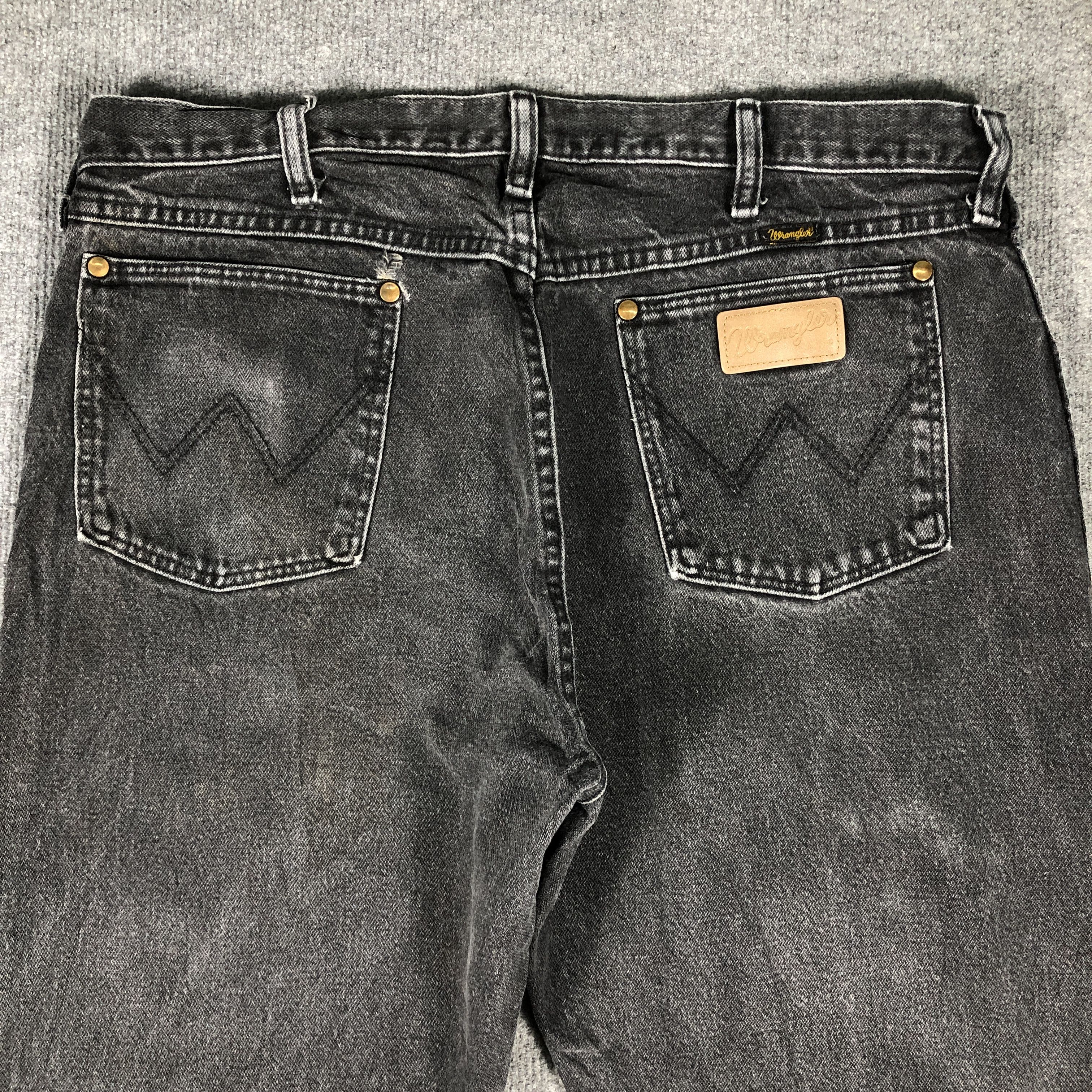 Vintage × Wrangler Vintage Wrangler Faded Black Jeans L796 Size US 37 - 5 Thumbnail