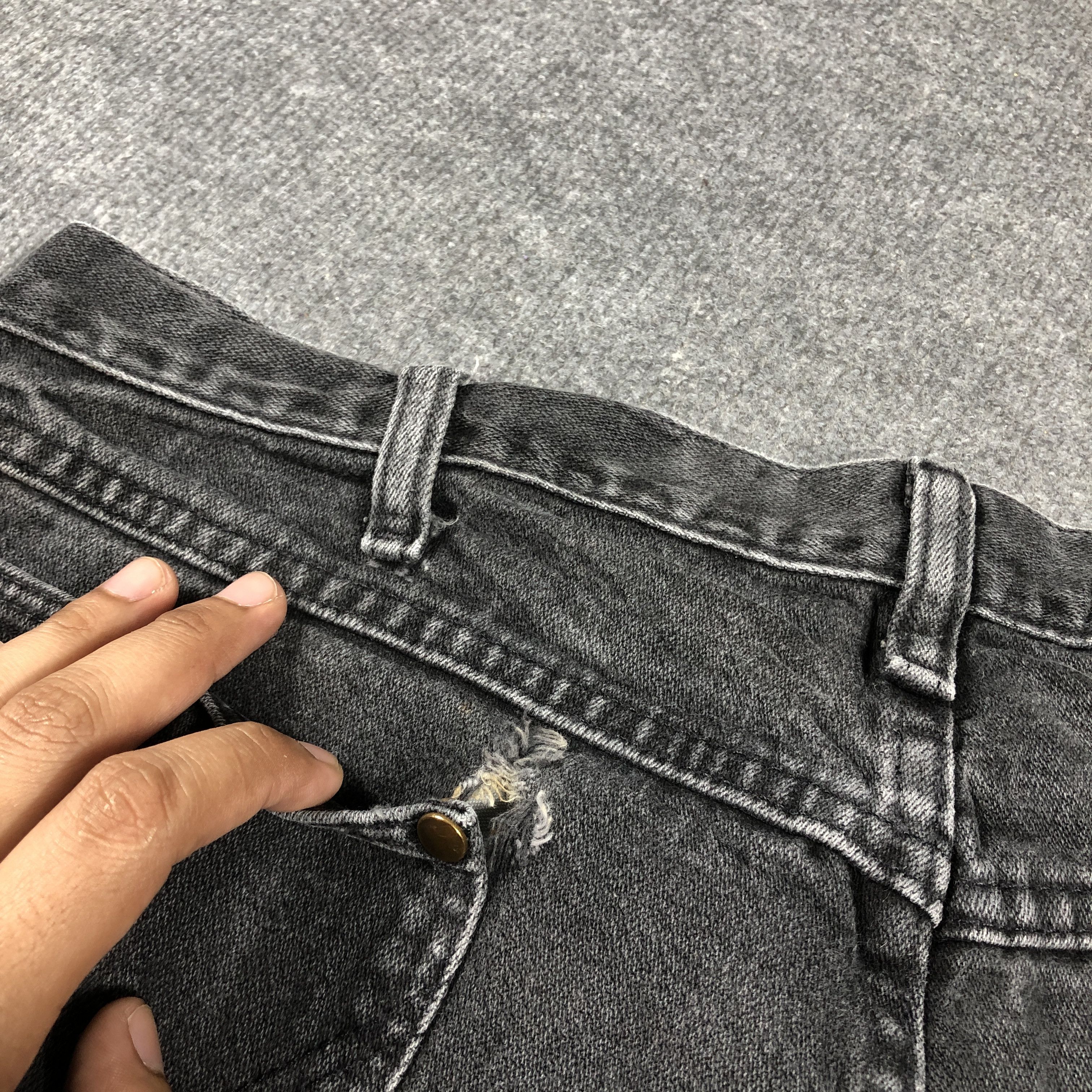 Vintage × Wrangler Vintage Wrangler Faded Black Jeans L796 Size US 37 - 7 Thumbnail