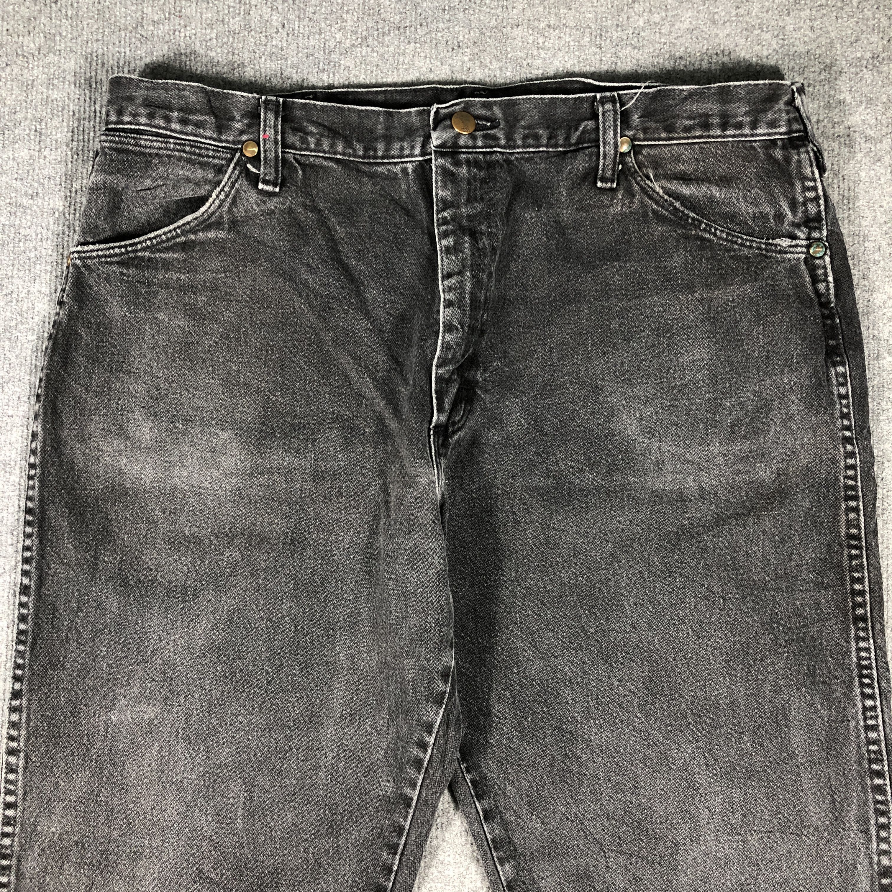 Vintage × Wrangler Vintage Wrangler Faded Black Jeans L796 Size US 37 - 3 Thumbnail