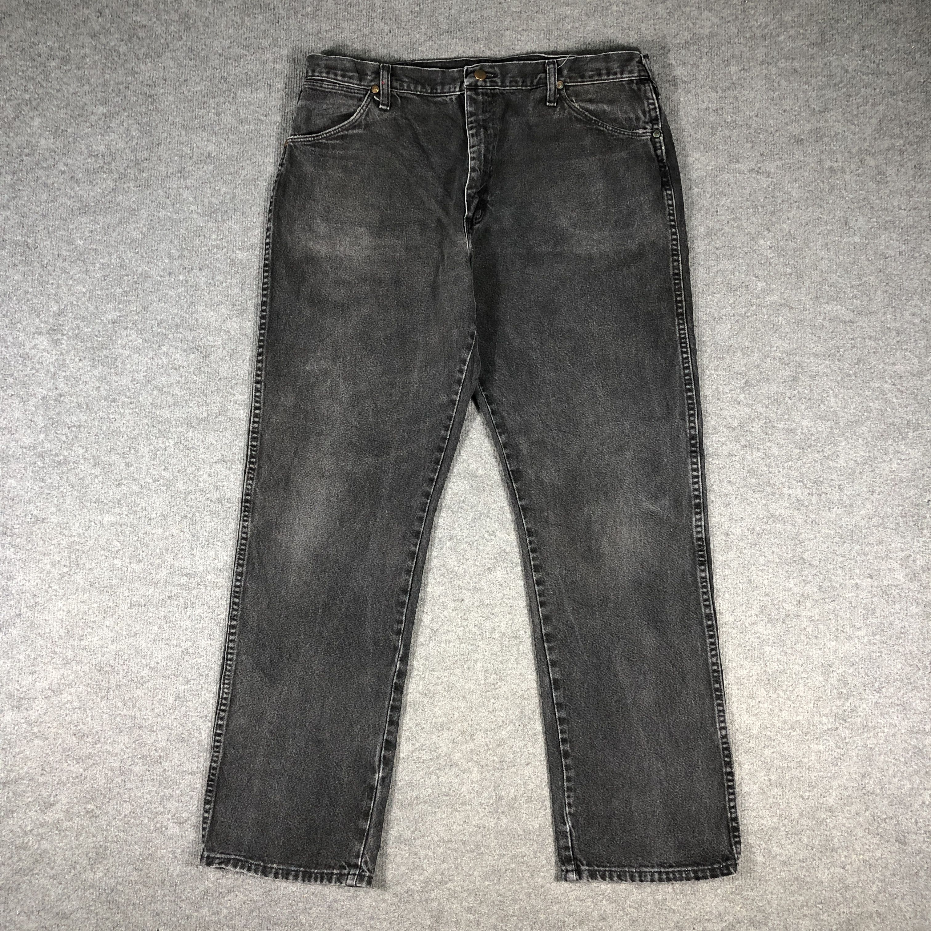 Vintage × Wrangler Vintage Wrangler Faded Black Jeans L796 Size US 37 - 1 Thumbnail