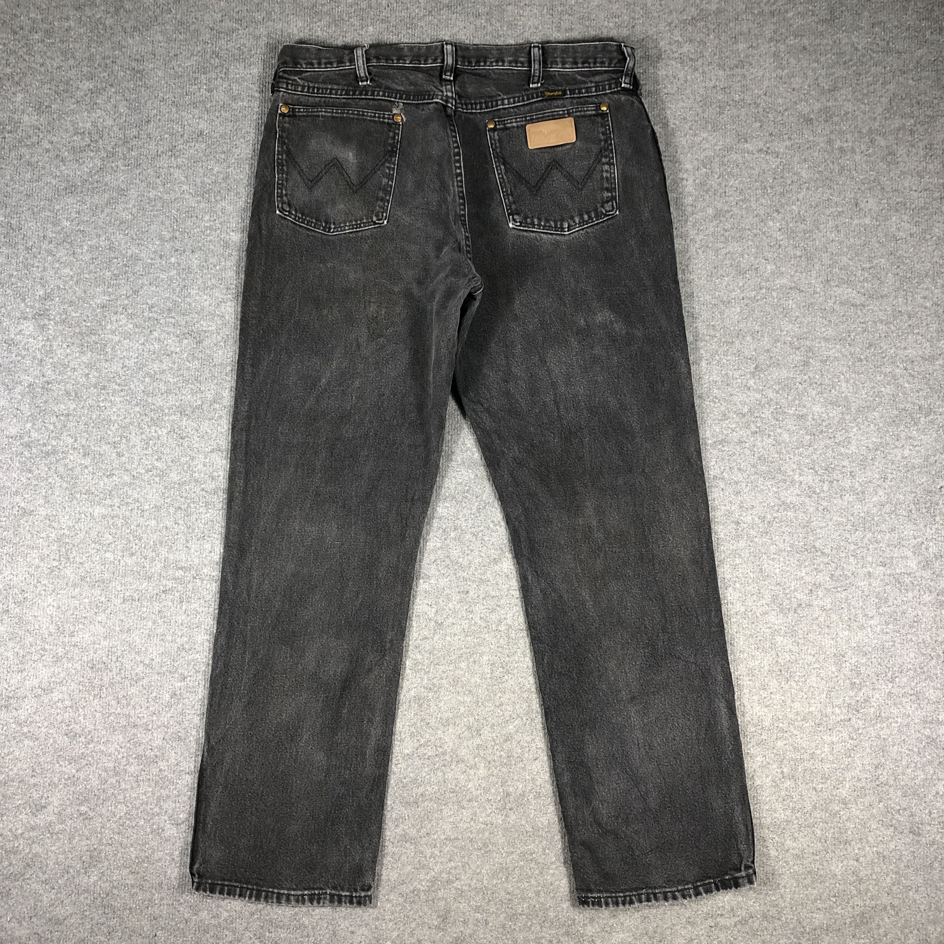 Vintage × Wrangler Vintage Wrangler Faded Black Jeans L796 Size US 37 - 2 Thumbnail