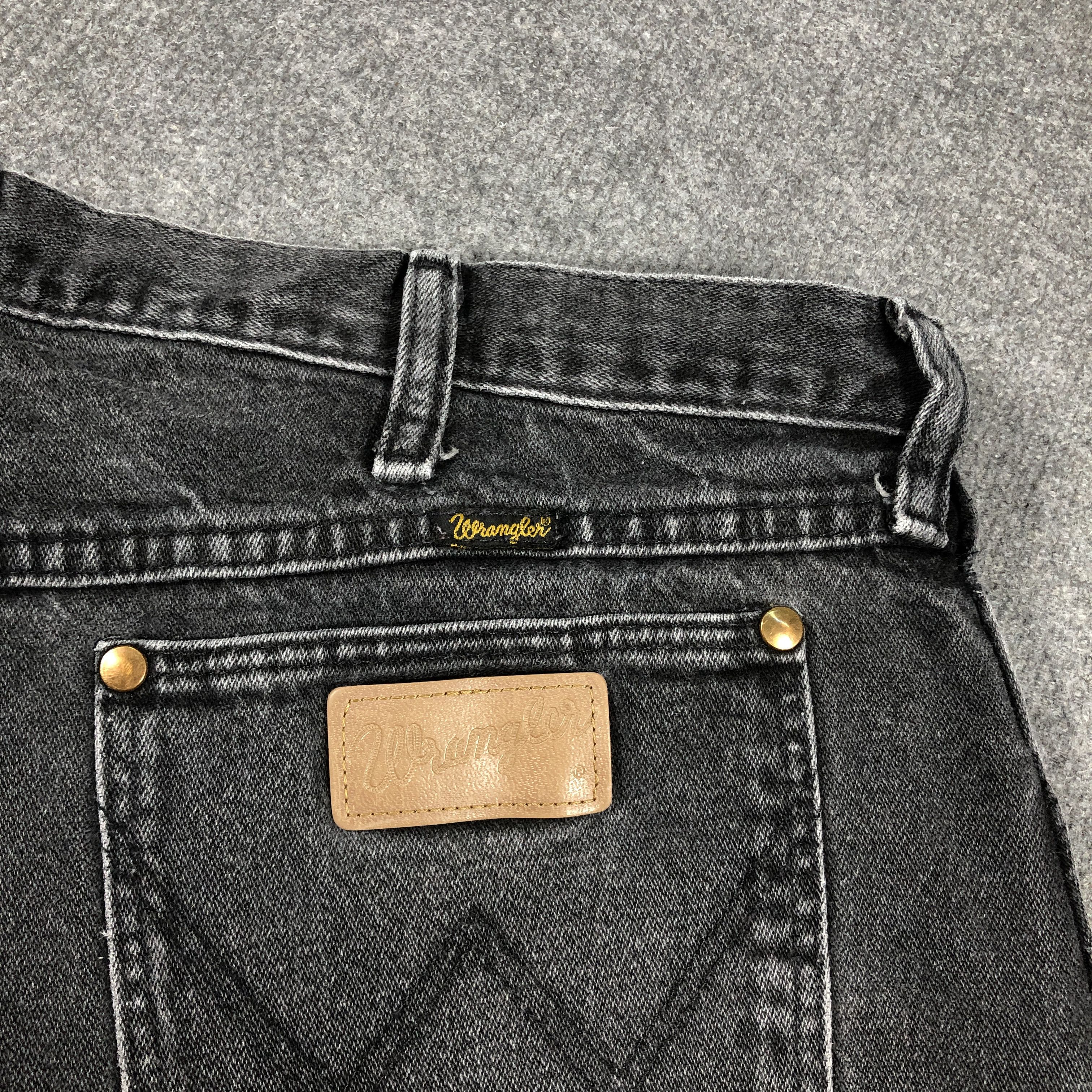 Vintage × Wrangler Vintage Wrangler Faded Black Jeans L796 Size US 37 - 8 Thumbnail