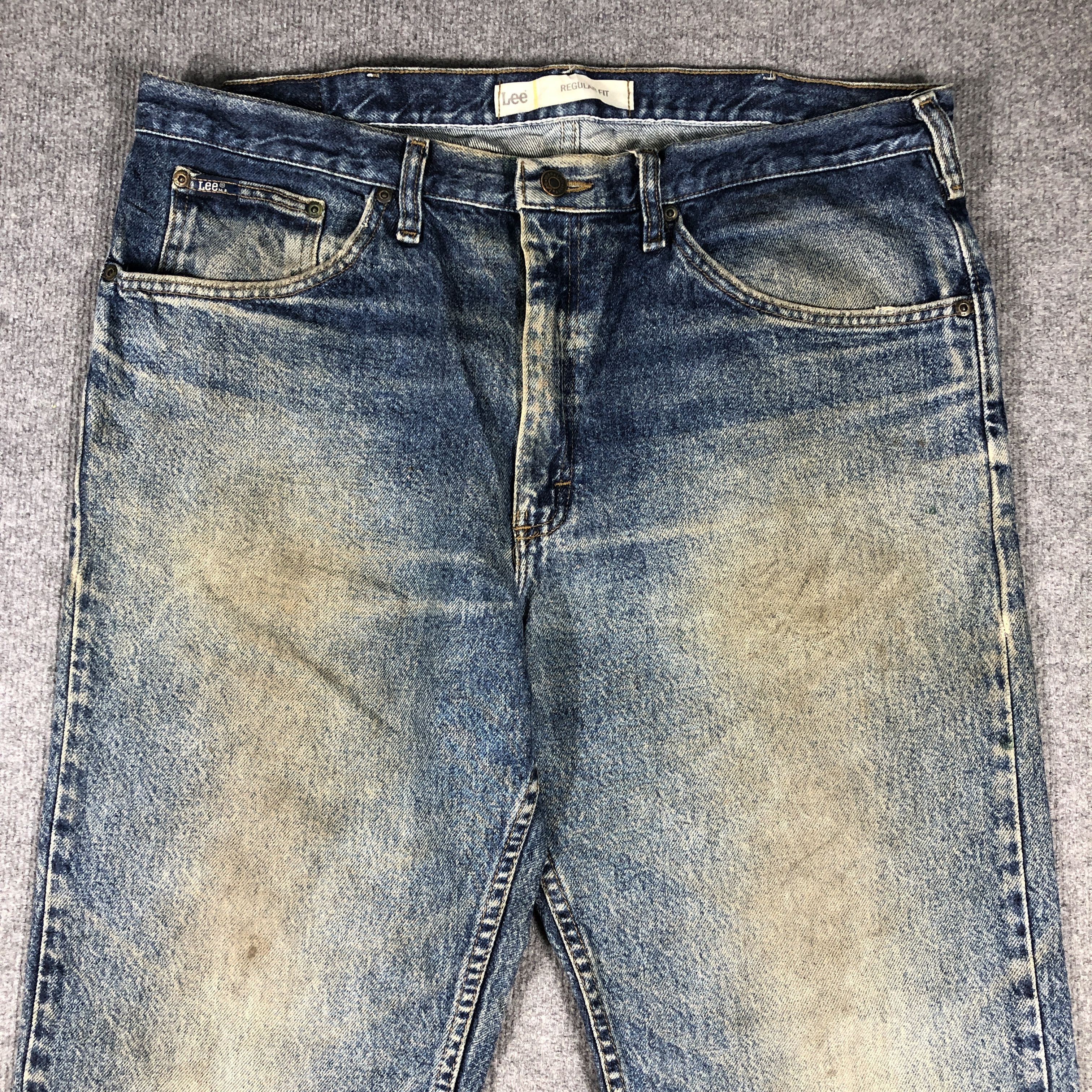 Lee × Vintage Vintage Lee Regular Jeans Dirty L774 Size US 38 / EU 54 - 3 Thumbnail