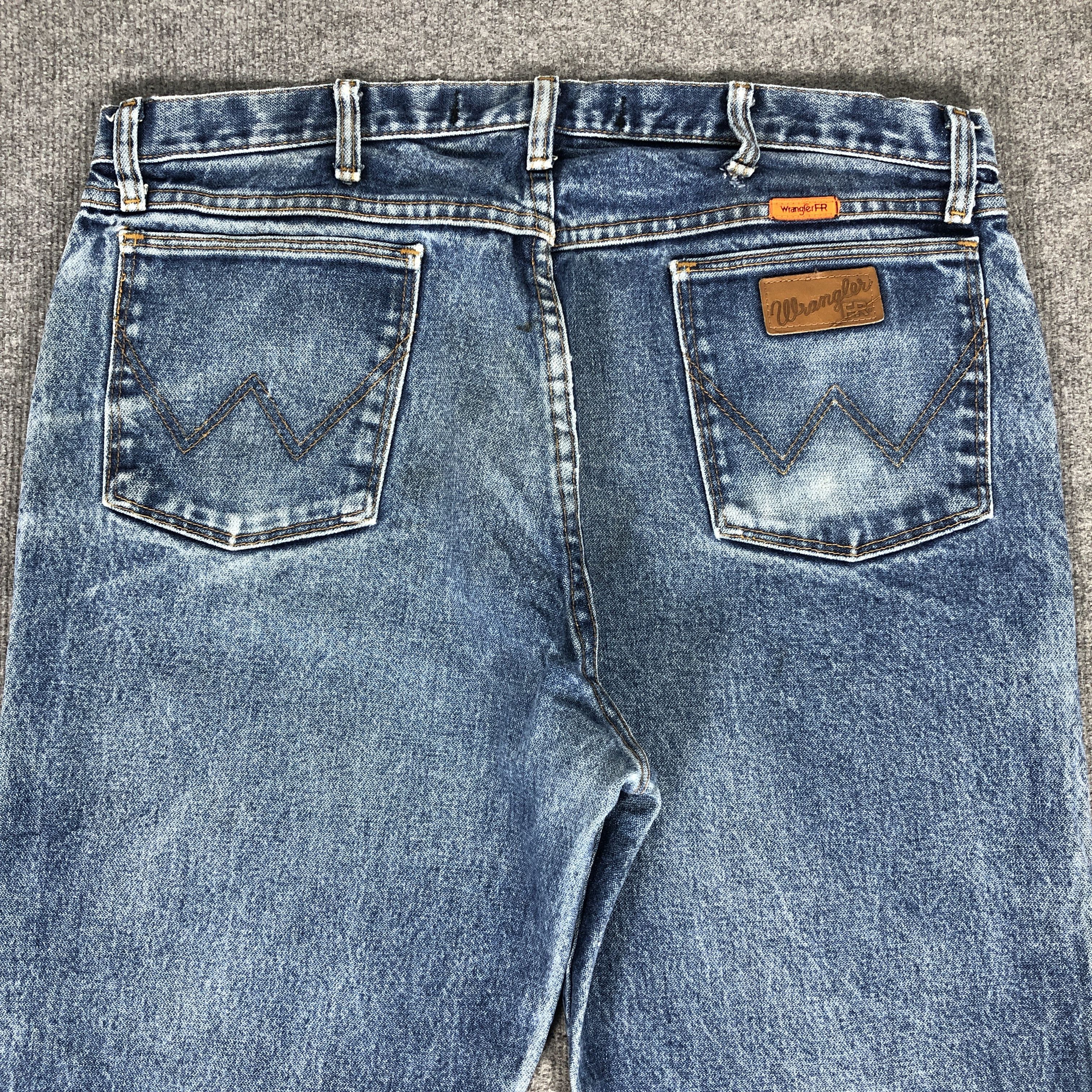 Vintage × Wrangler Vintage Wrangler Flame Resistant Jeans L931 Size US 38 / EU 54 - 6 Thumbnail