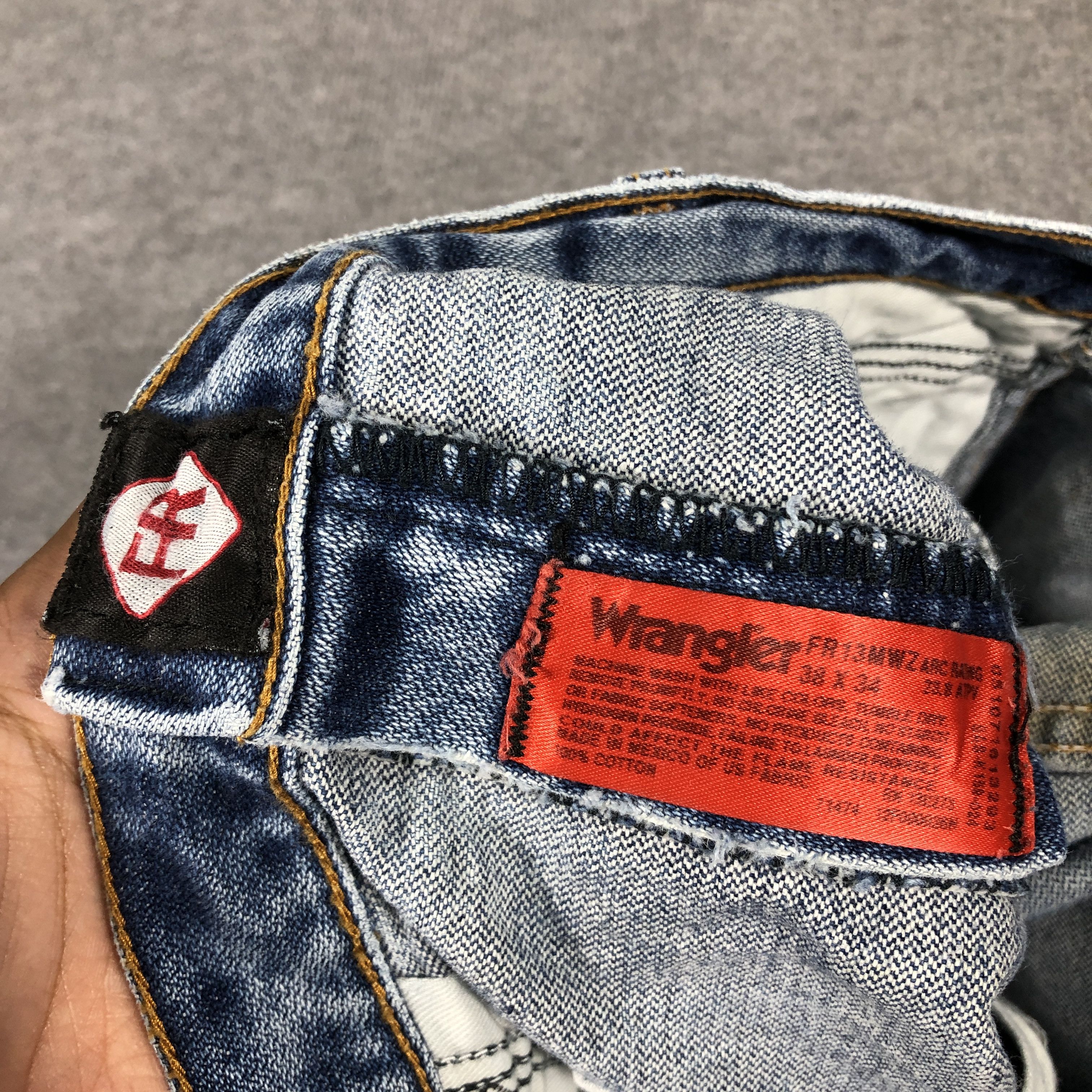 Vintage × Wrangler Vintage Wrangler Flame Resistant Jeans L931 Size US 38 / EU 54 - 10 Thumbnail
