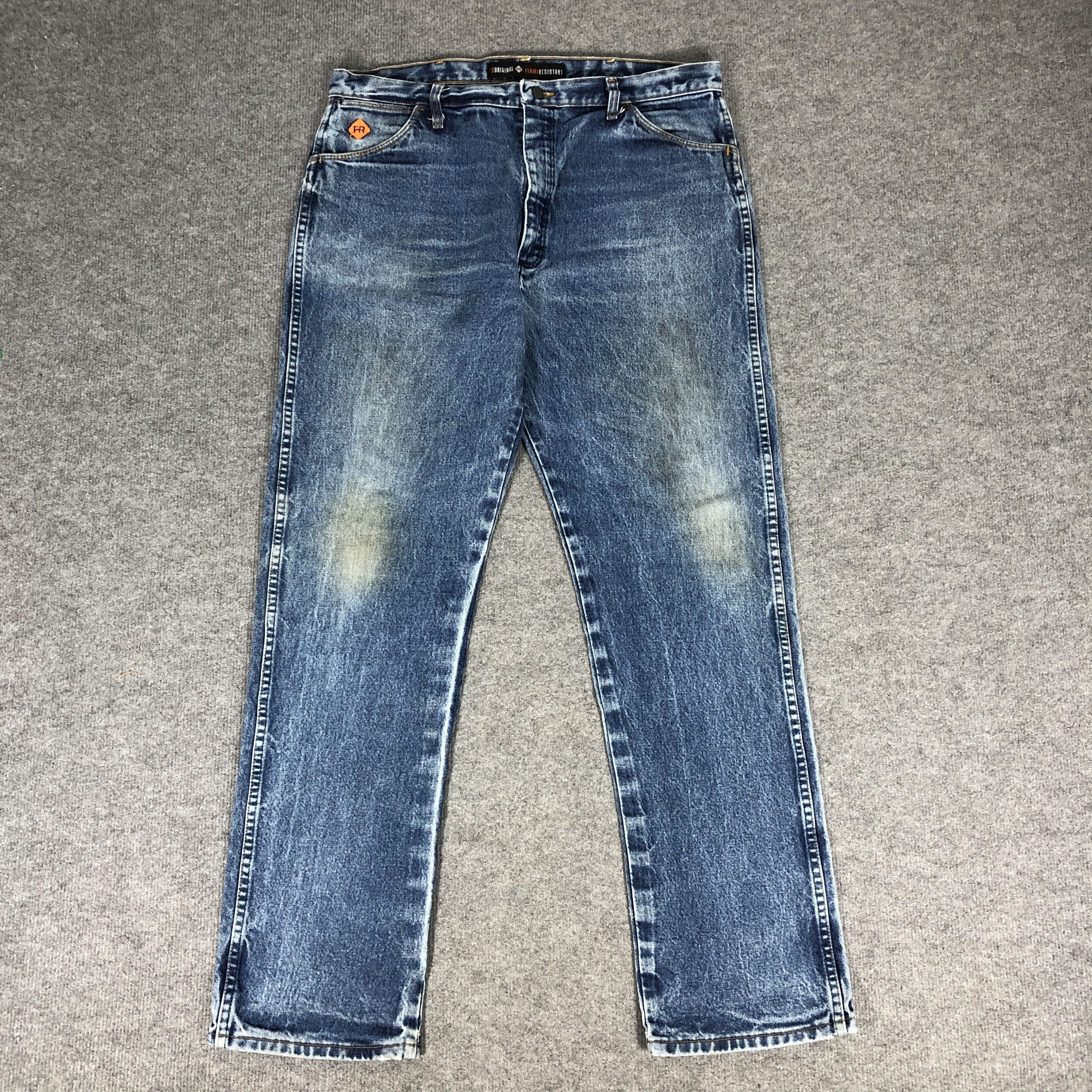 Vintage × Wrangler Vintage Wrangler Flame Resistant Jeans L931 Size US 38 / EU 54 - 1 Thumbnail