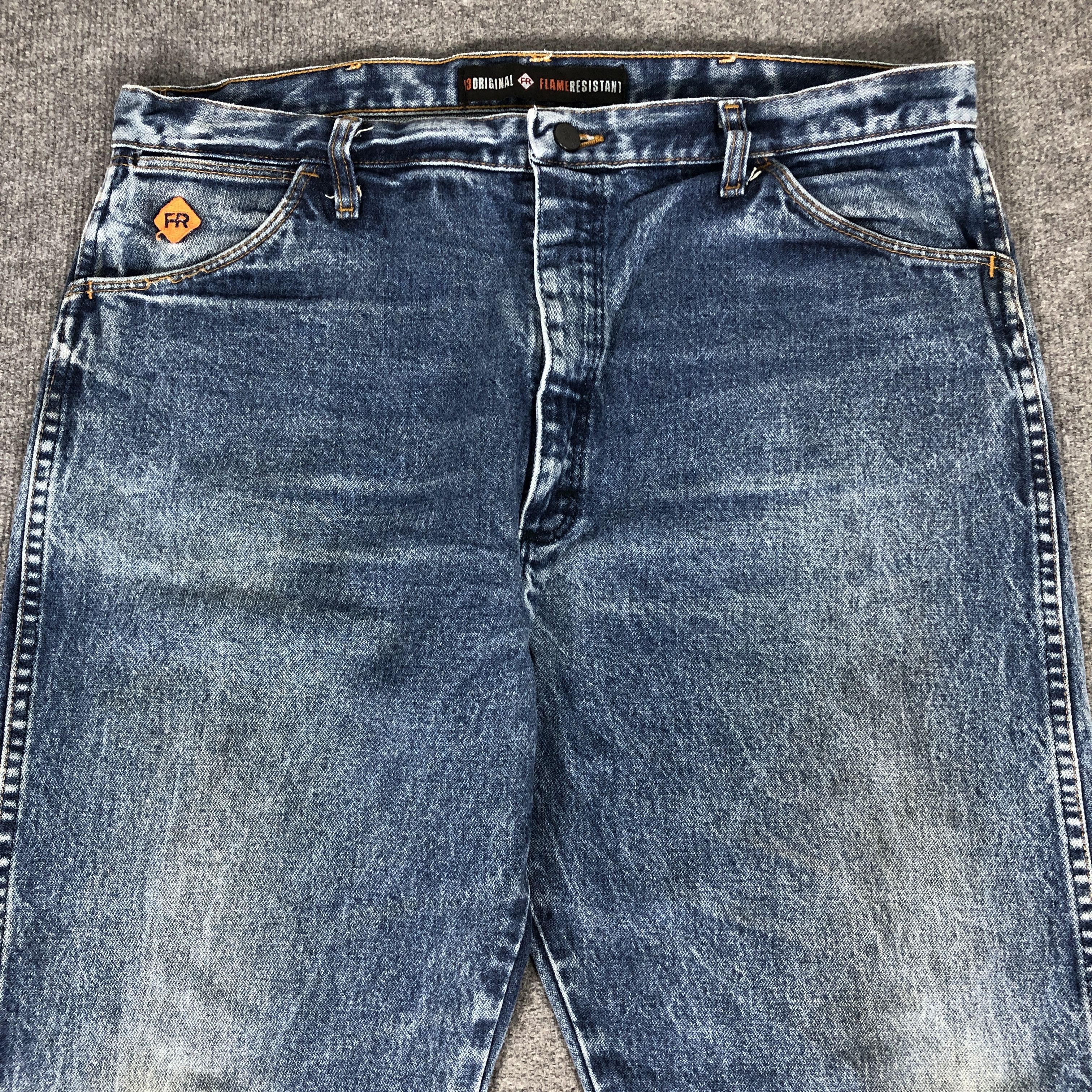 Vintage × Wrangler Vintage Wrangler Flame Resistant Jeans L931 Size US 38 / EU 54 - 3 Thumbnail