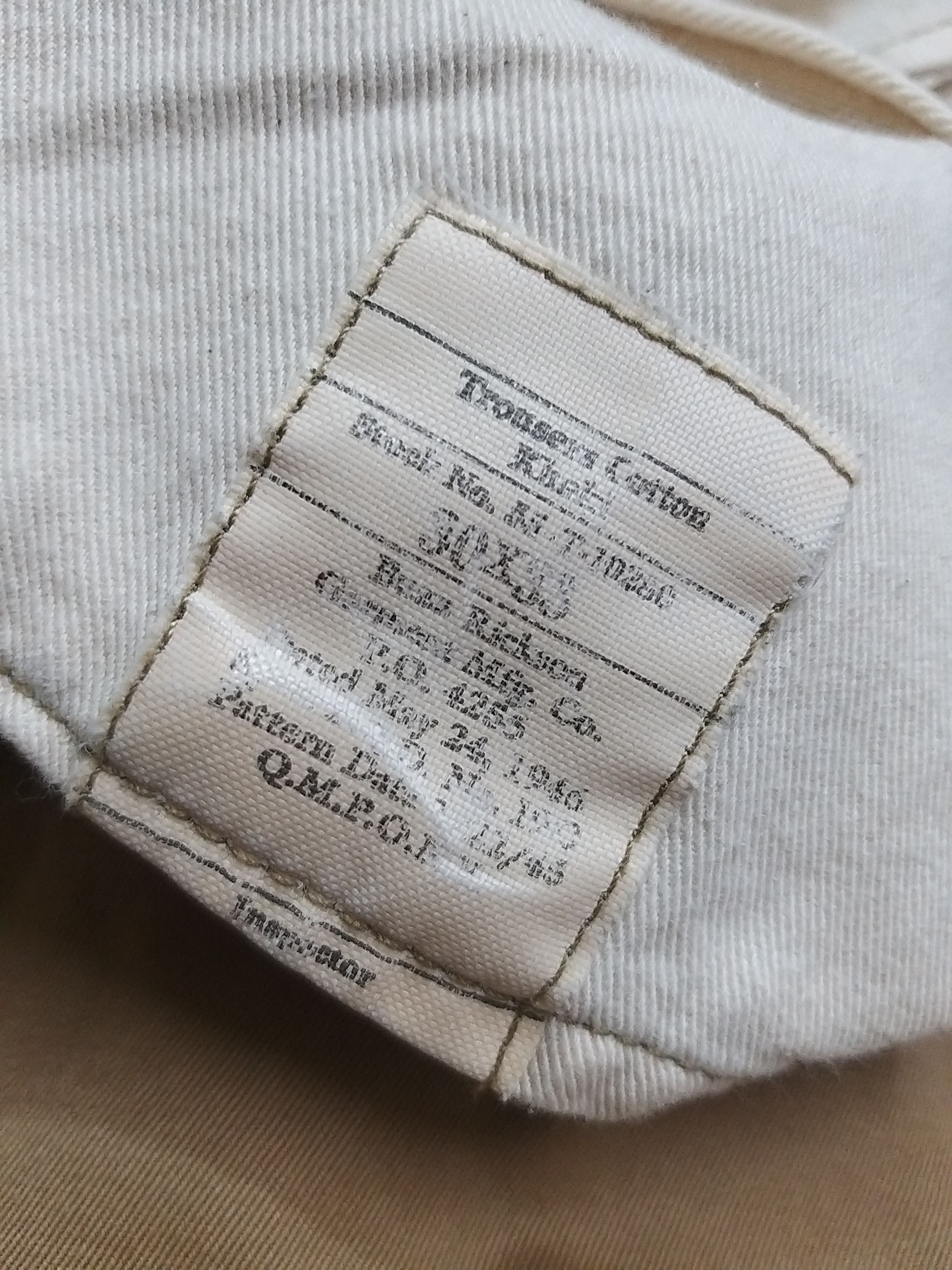 Buzz Rickson's NICE🔥VINTAGE BUZZ RICKSON'S TROUSERS KHAKI CASUAL PANTS Size US 30 / EU 46 - 14 Thumbnail