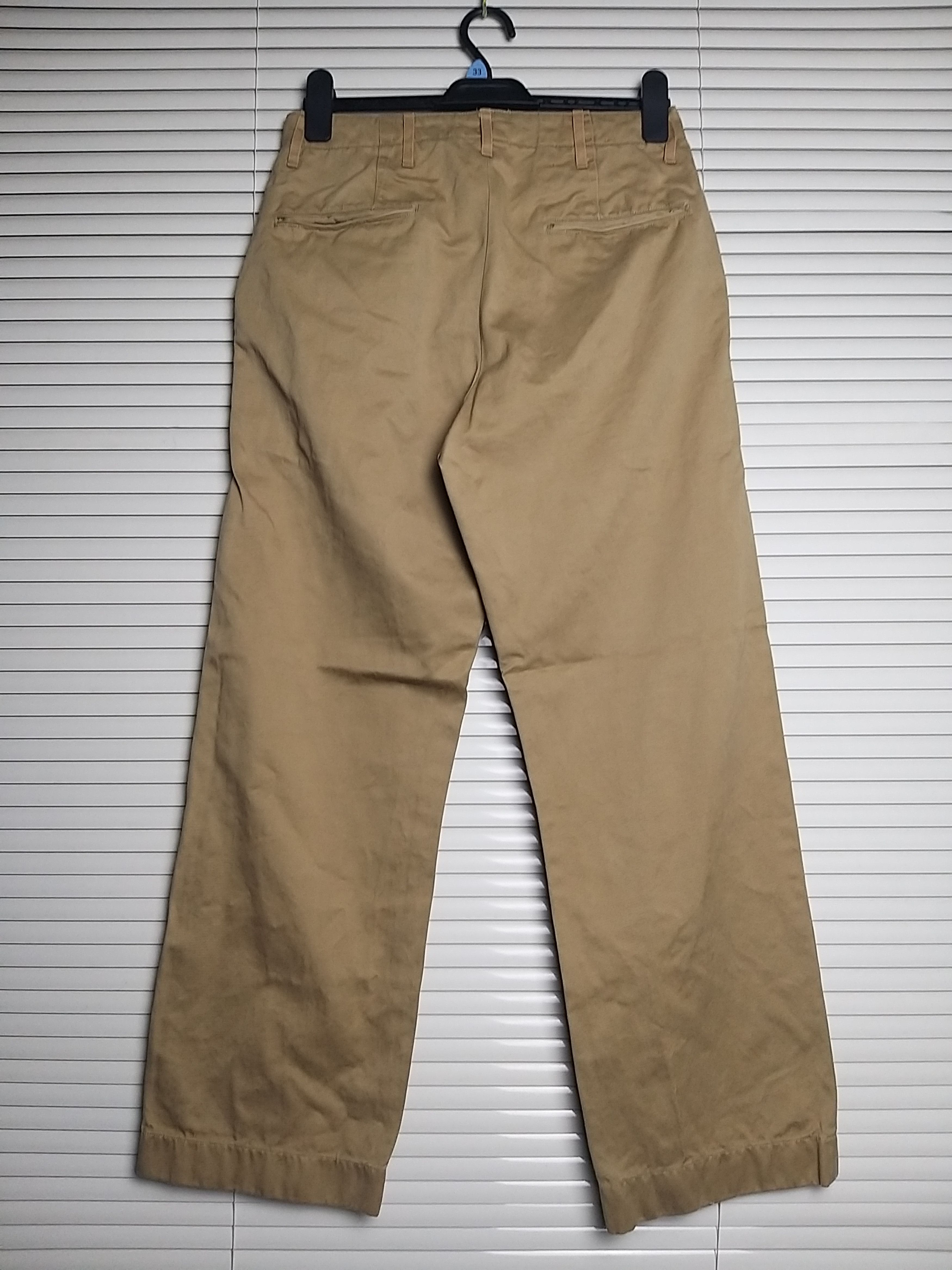 Buzz Rickson's NICE🔥VINTAGE BUZZ RICKSON'S TROUSERS KHAKI CASUAL PANTS Size US 30 / EU 46 - 2 Thumbnail