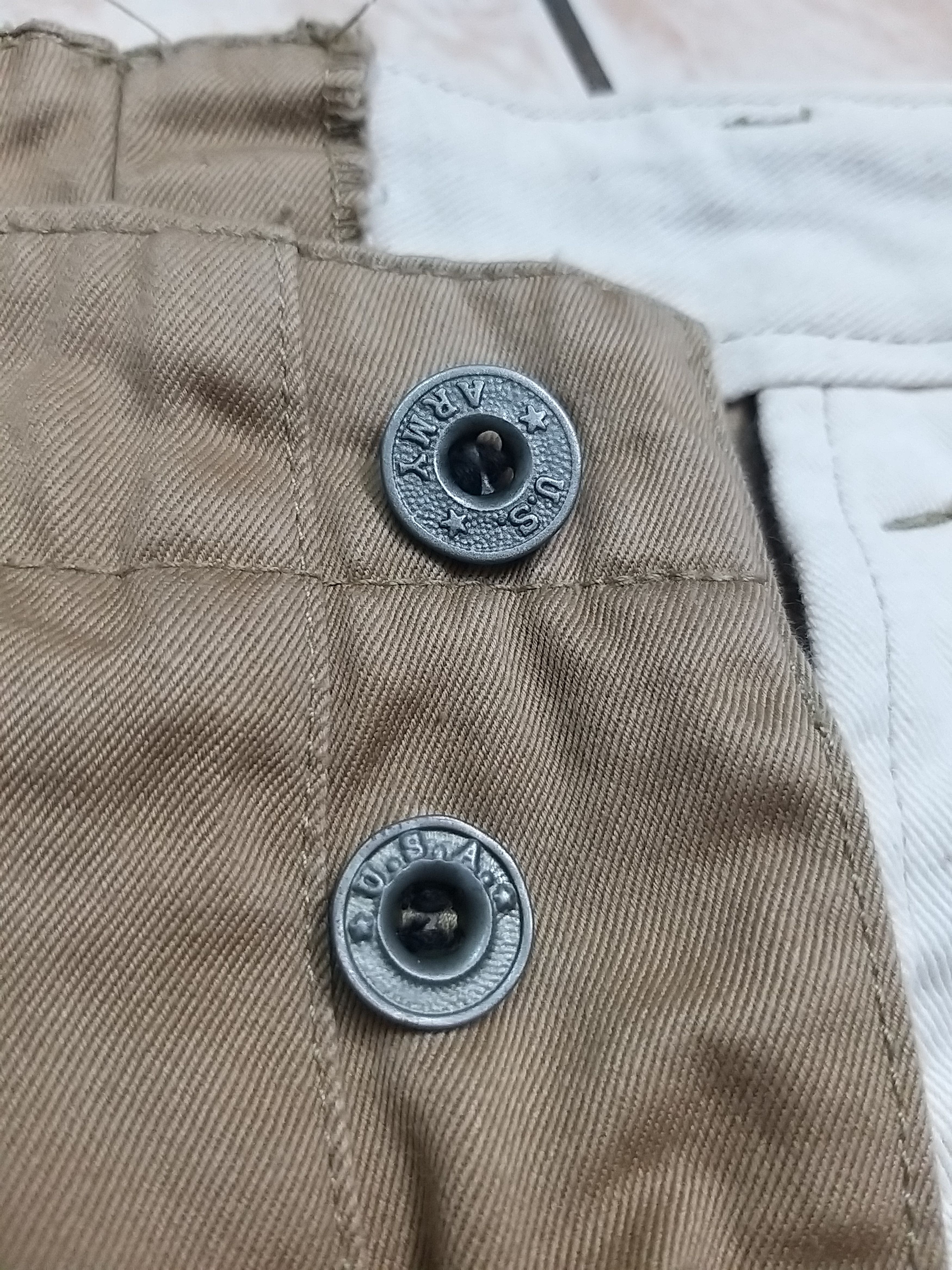 Buzz Rickson's NICE🔥VINTAGE BUZZ RICKSON'S TROUSERS KHAKI CASUAL PANTS Size US 30 / EU 46 - 6 Thumbnail