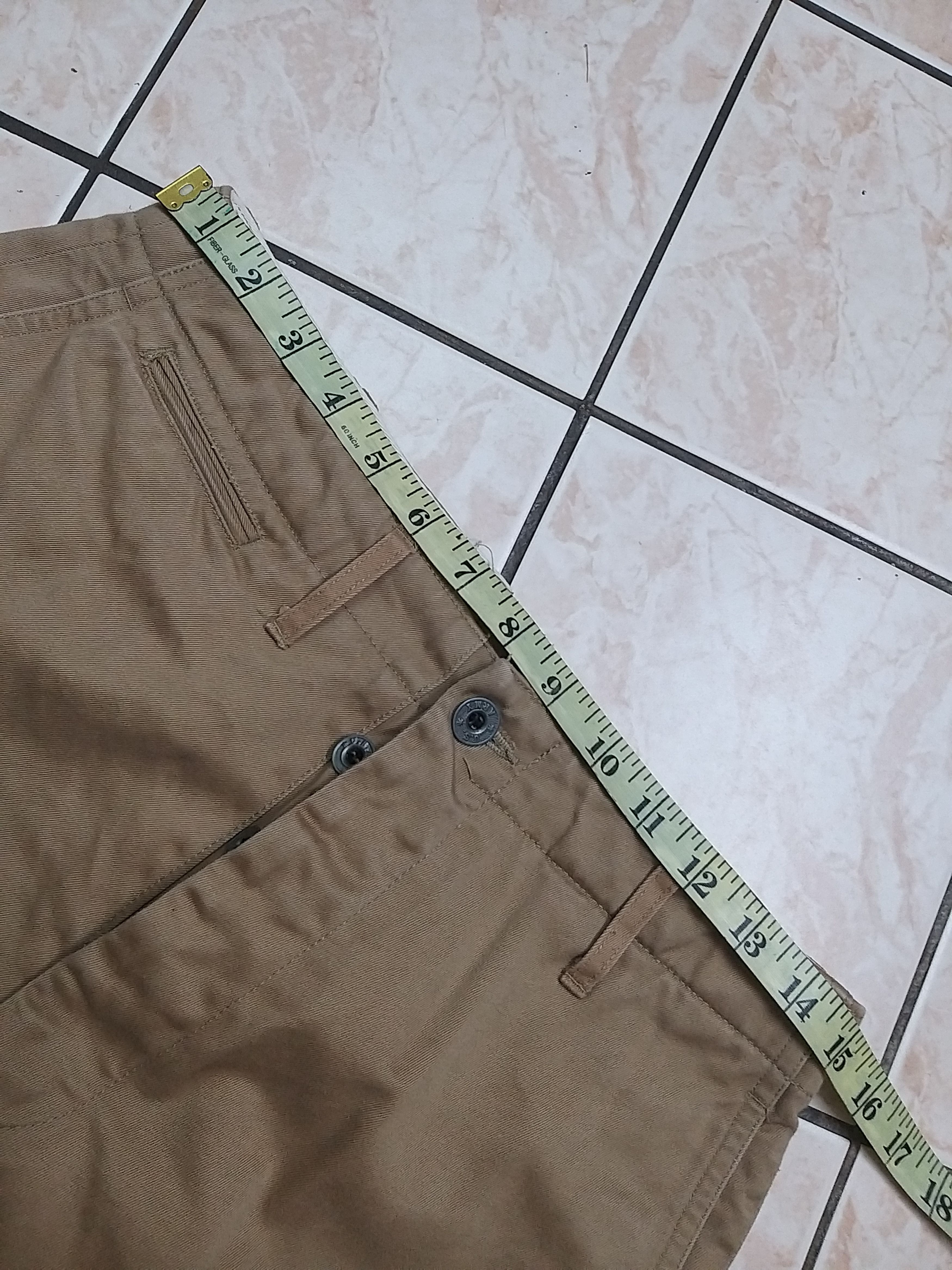 Buzz Rickson's NICE🔥VINTAGE BUZZ RICKSON'S TROUSERS KHAKI CASUAL PANTS Size US 30 / EU 46 - 7 Thumbnail