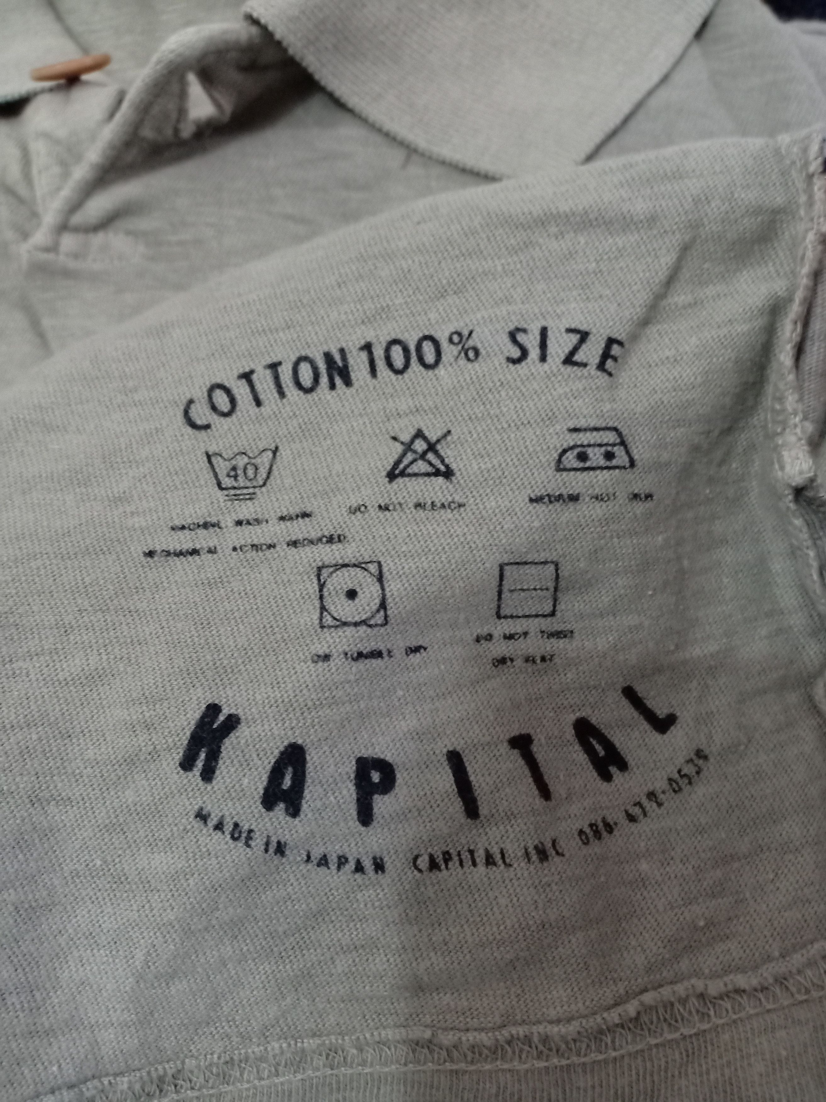 Kapital Kountry Vintage Kapital Kiro Hirata Polo T Shirt Size US M / EU 48-50 / 2 - 11 Thumbnail