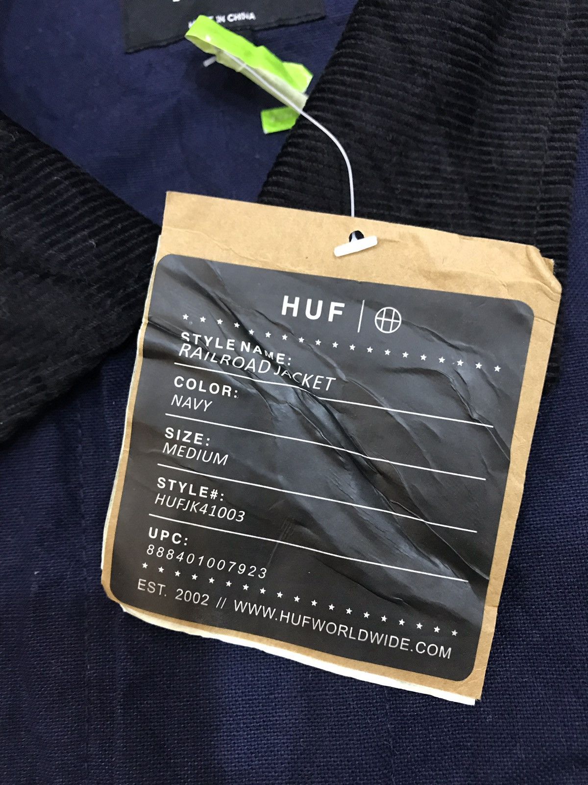 Huf × Thrasher HUF RAILROAD JACKET SKATEBOARD SIZE MEDIUM Size US M / EU 48-50 / 2 - 5 Thumbnail